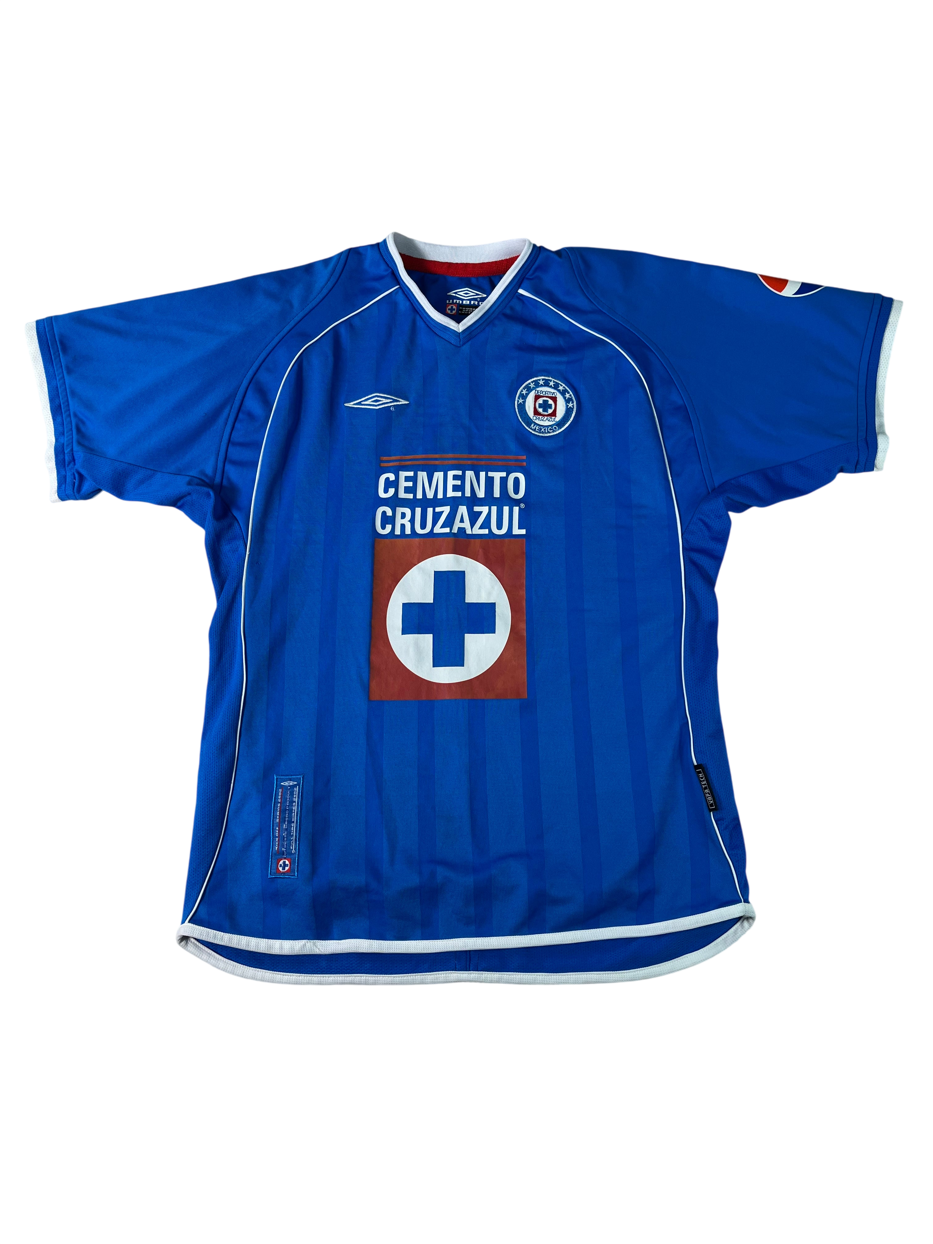 Jersey Cruz Azul Local 2002 2003 (XL Niño)