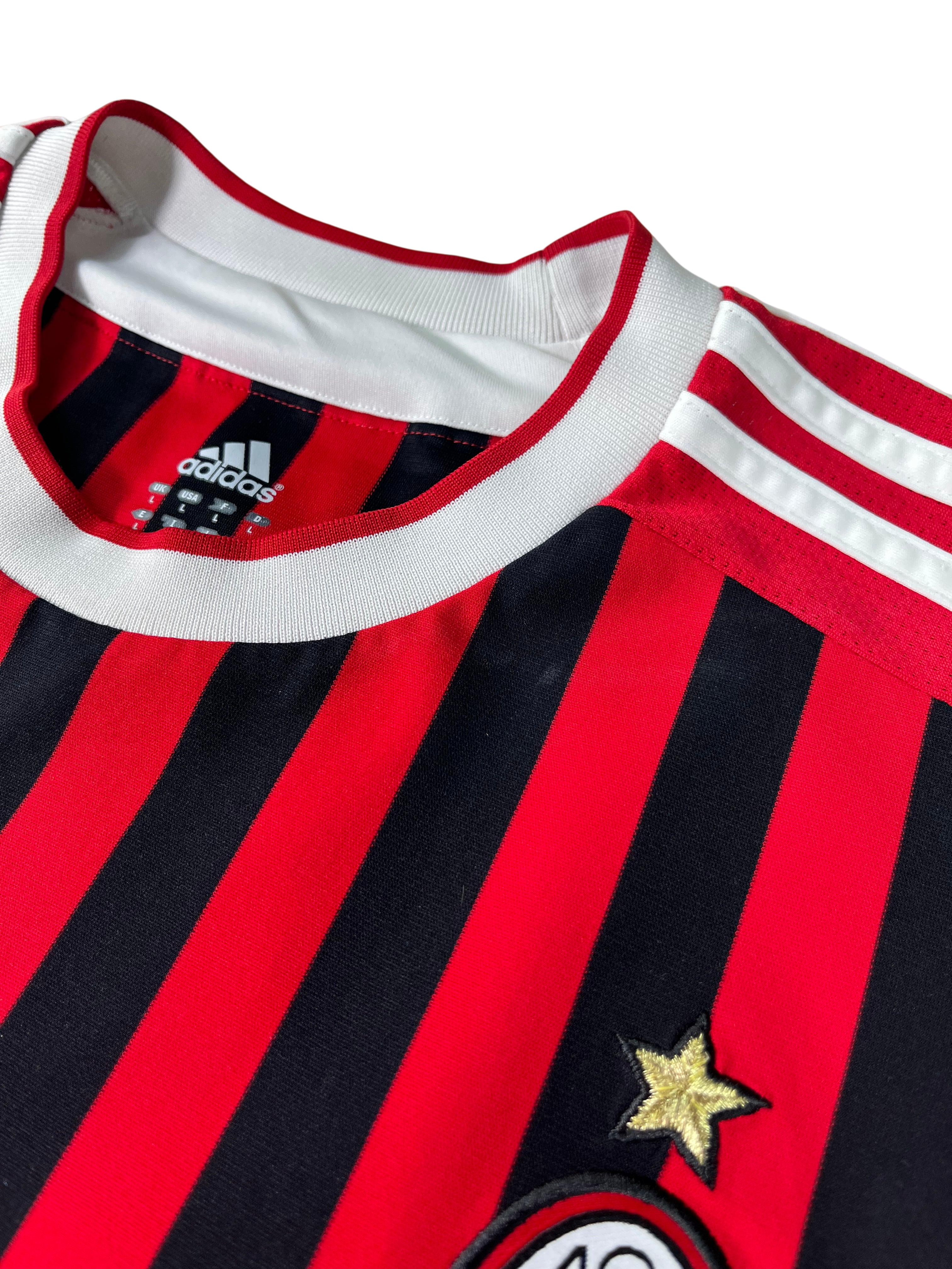 Jersey AC Milán Local 2011 2012 Manga Larga Zlatan Ibrahimovic (L)