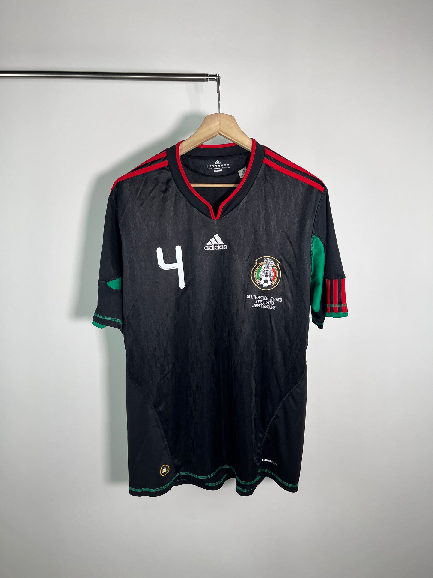 Jersey México Visita 2010 2011 *Match Detail vs Sudáfrica* Rafael Márquez (XL)