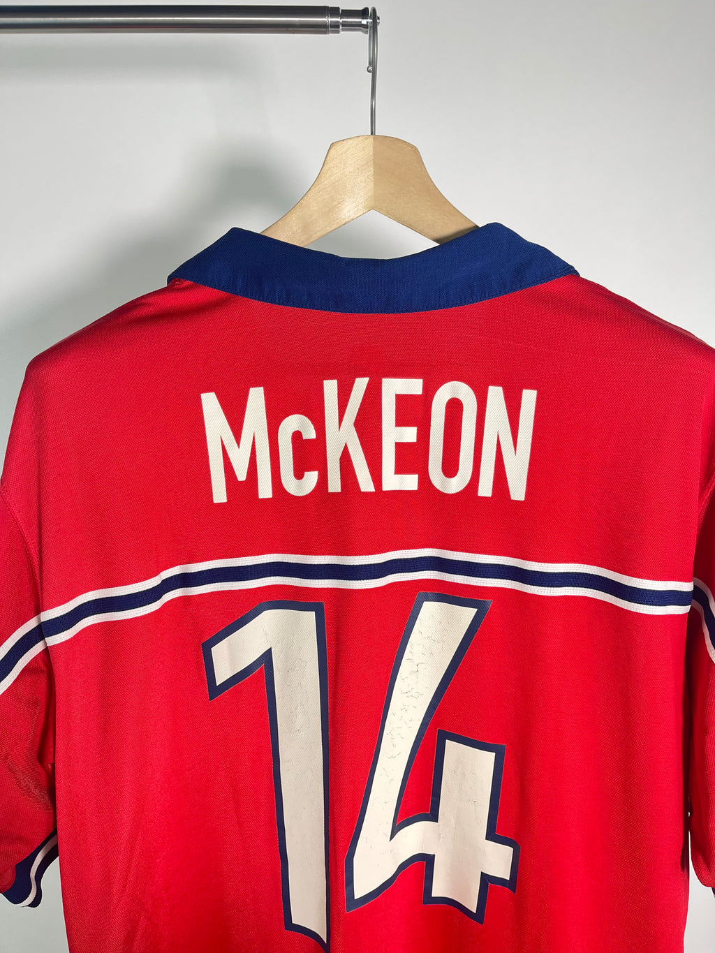 Jersey Estados Unidos Visita 1998 1999 Match Worn Matt McKeon (XL)