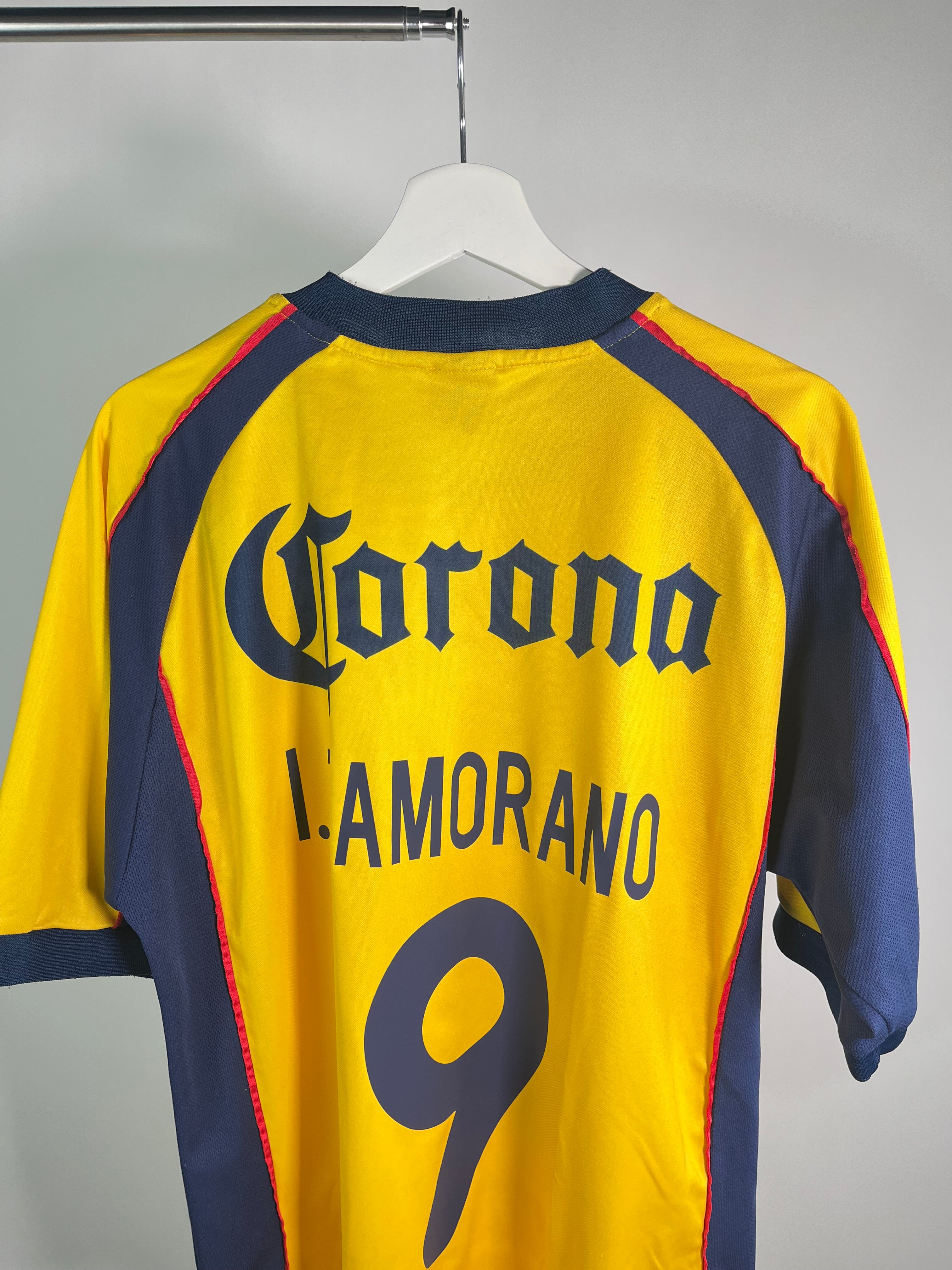 Jersey Club América Local 2001 2002 Iván Zamorano (L)