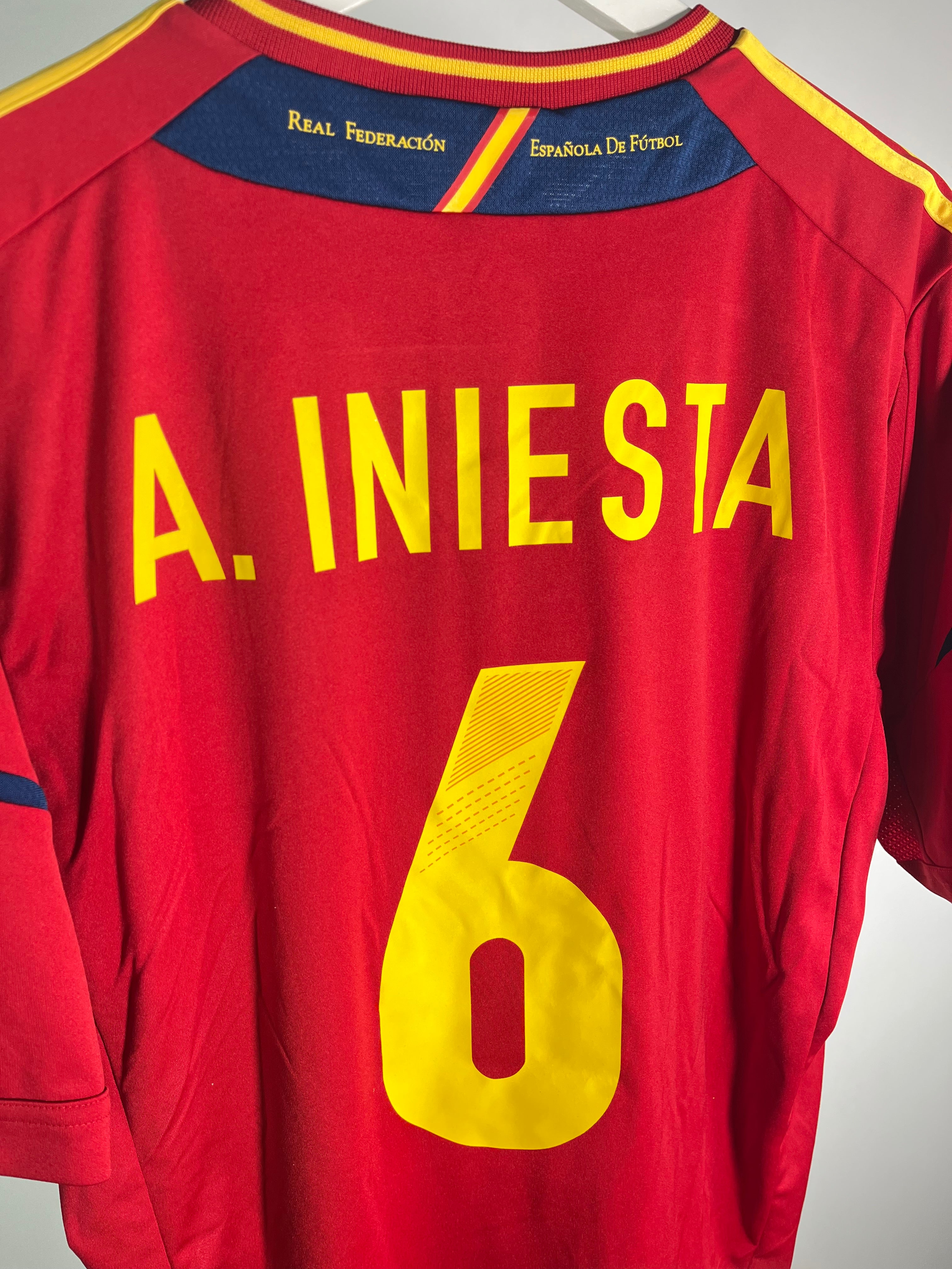 Jersey España Local 2012 2013 Andrés Iniesta (L)