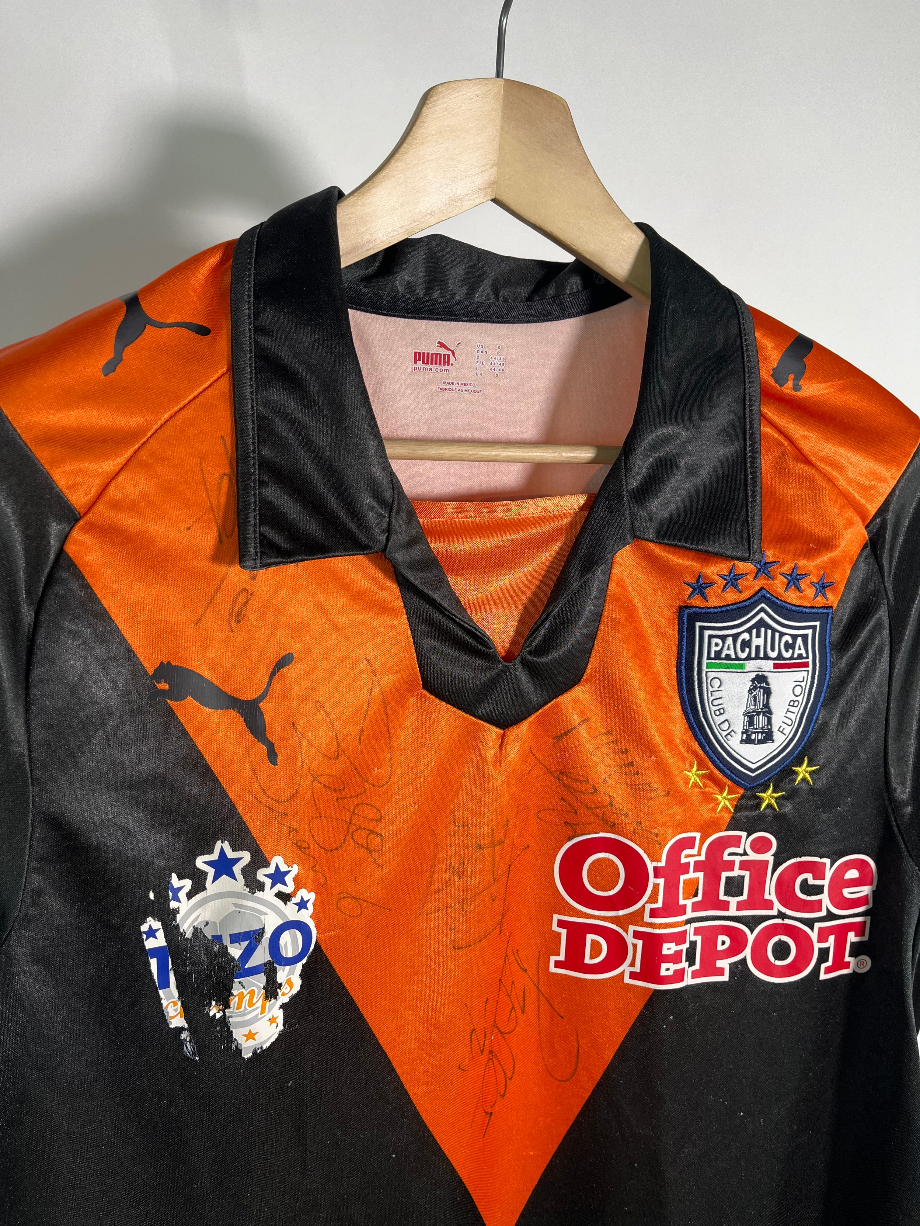 Jersey Pachuca Visita 2007 2008 Match Worn Autografiada Leobardo López (S)