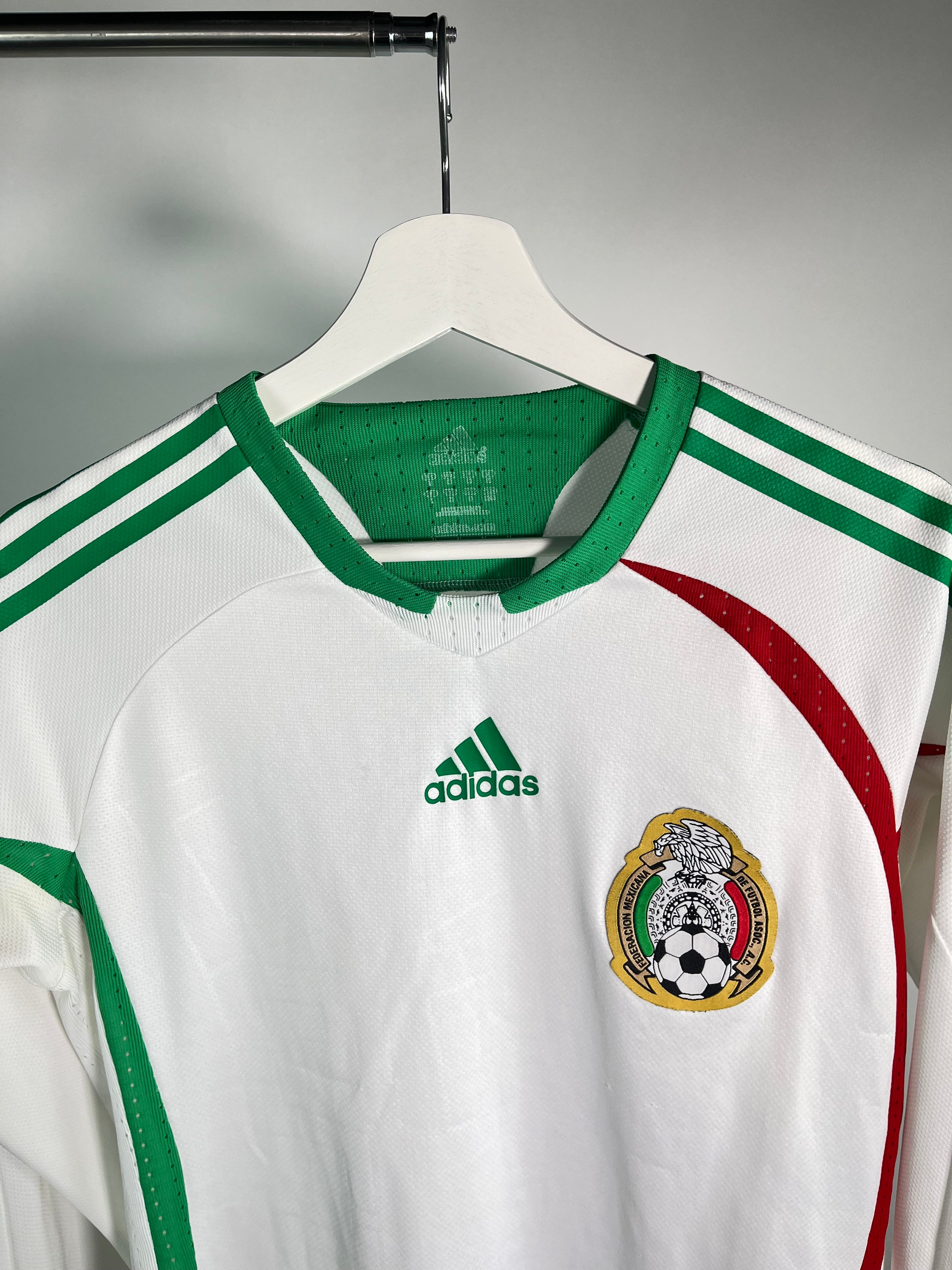Jersey México Visita 2008 2010 Manga Larga Versión Jugador (M)