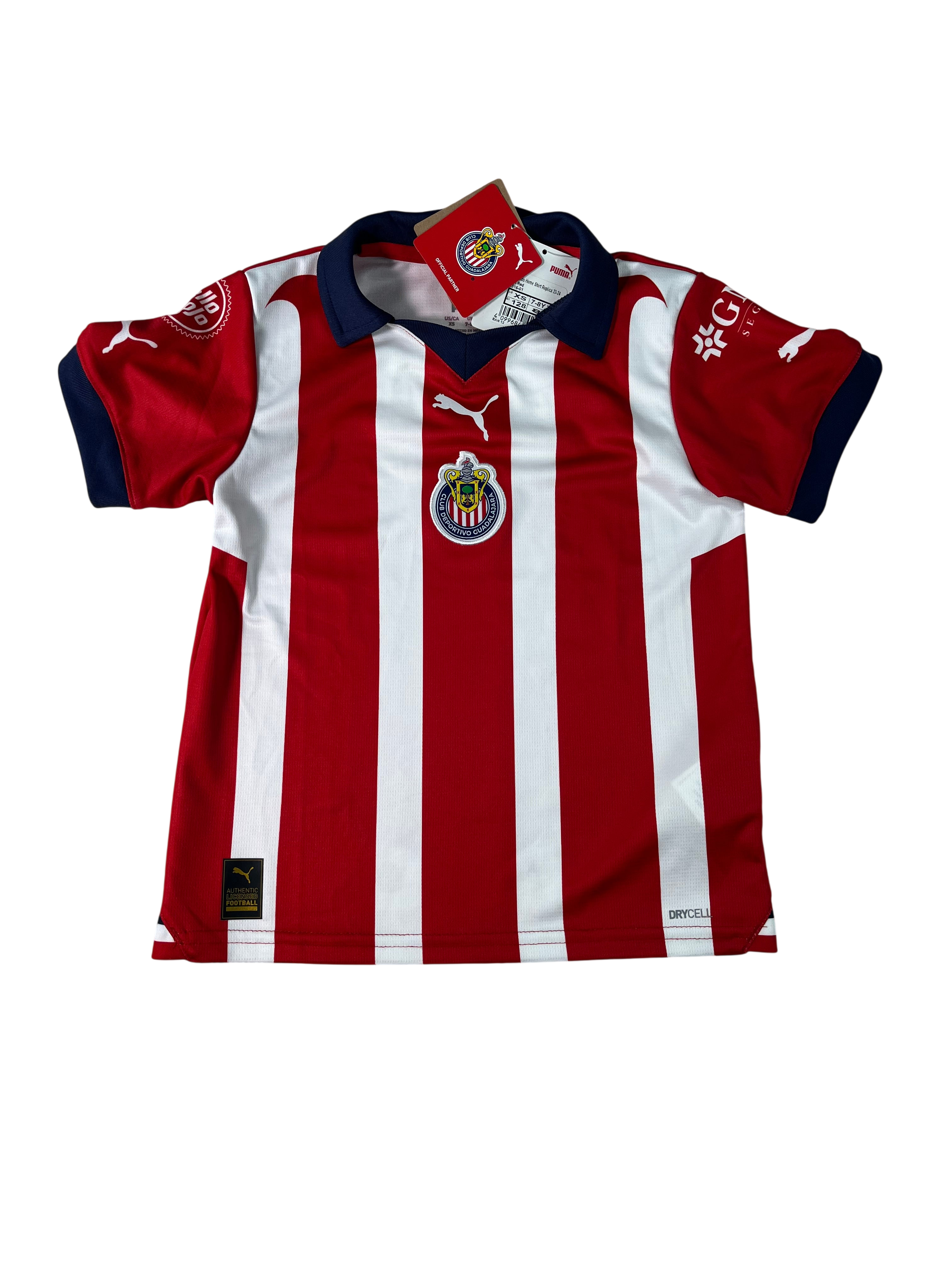 Jersey Chivas Local 2023 2024 *C/Etiquetas* (XS Niño)