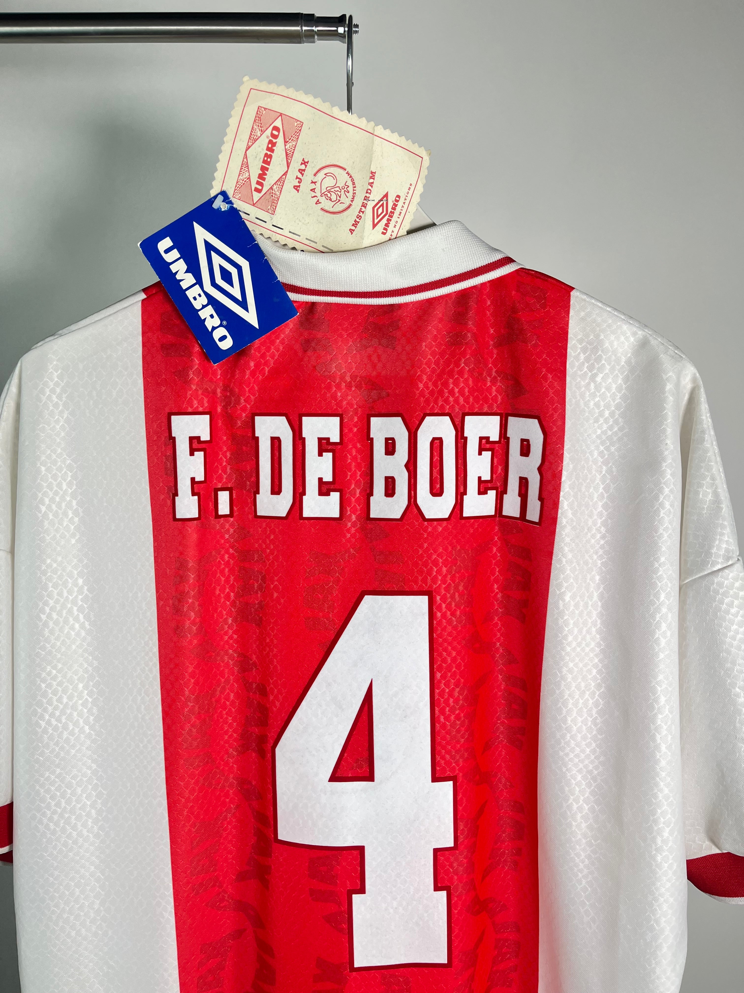 Jersey Ajax Local 1998 1999 Frank de Boer *C/Etiquetas* (XL)