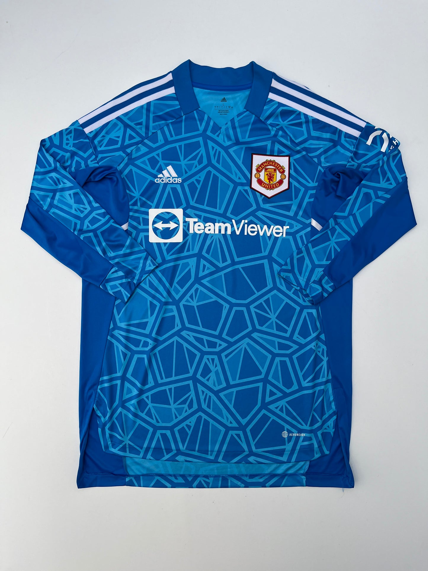 Jersey Manchester United Portero 2022 2023 Manga Larga David De Gea (L)