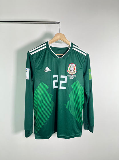 Jersey México Local 2018 2019 Manga Larga *Match Detail vs Alemania* Hirving Lozano (M)