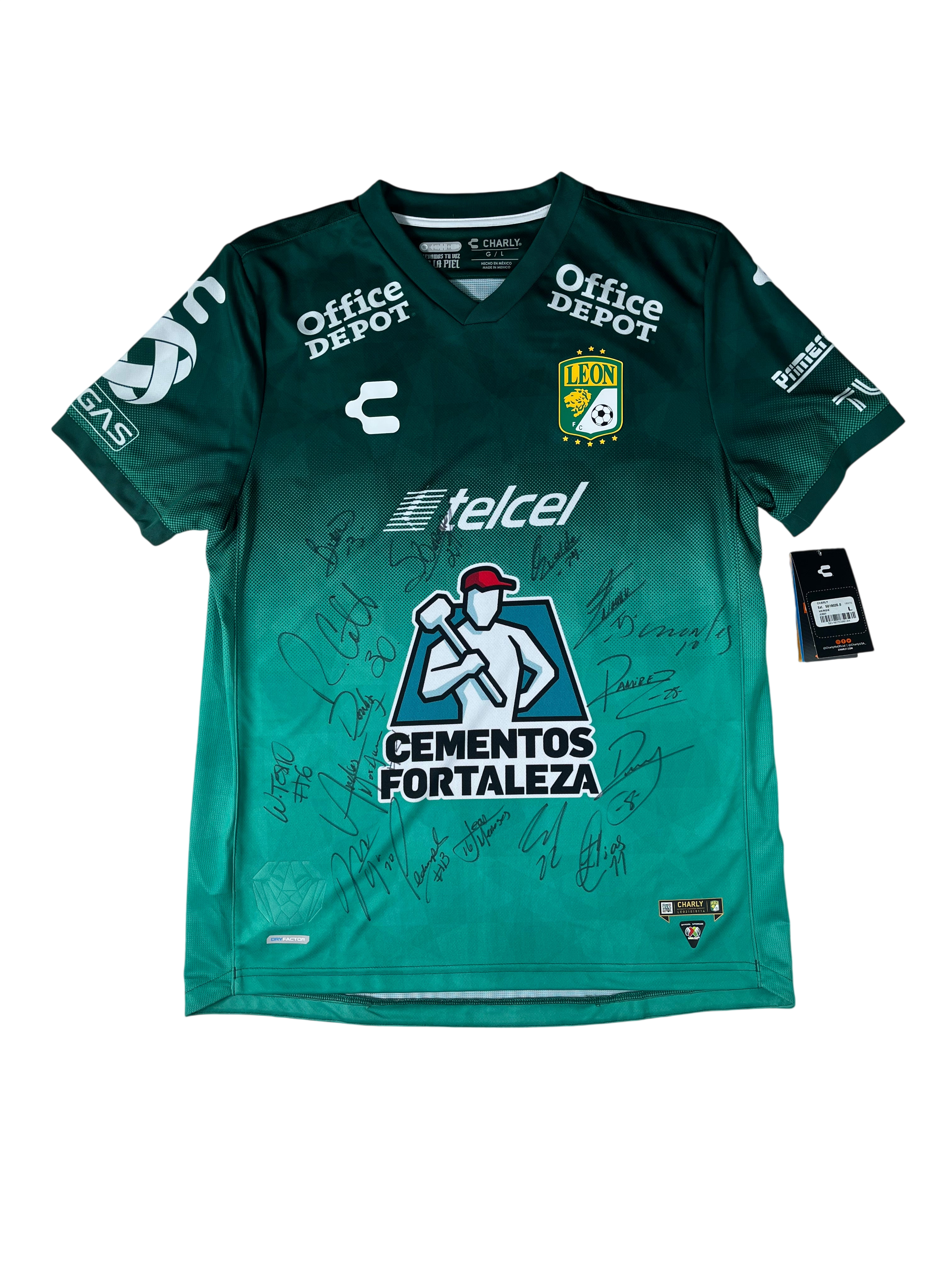 Jersey León Local 2021 2022 *C/Etiquetas* Autografiada (L)