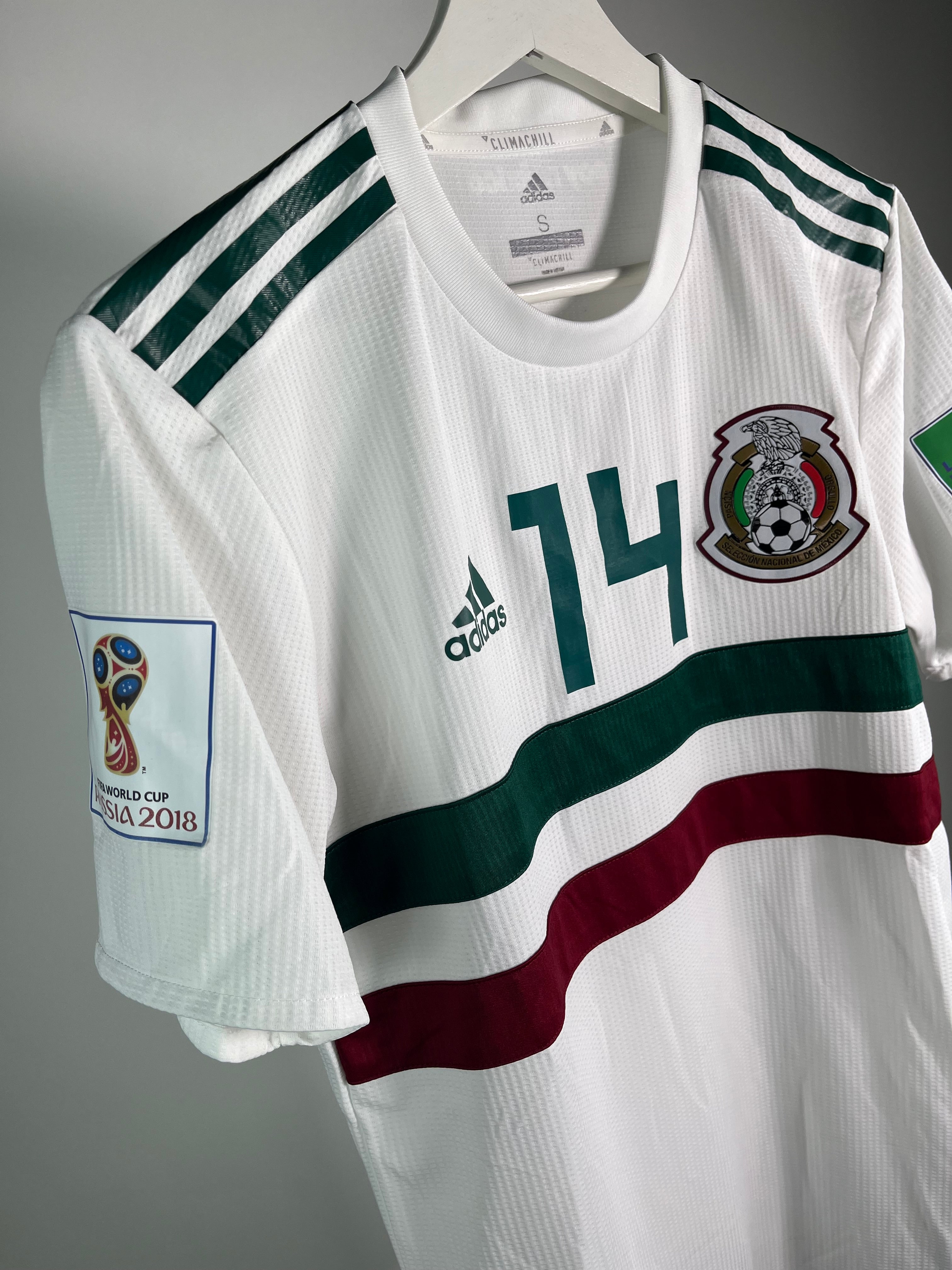 Jersey México Visita 2018 2019  Versión jugador Javier Hernández (S)