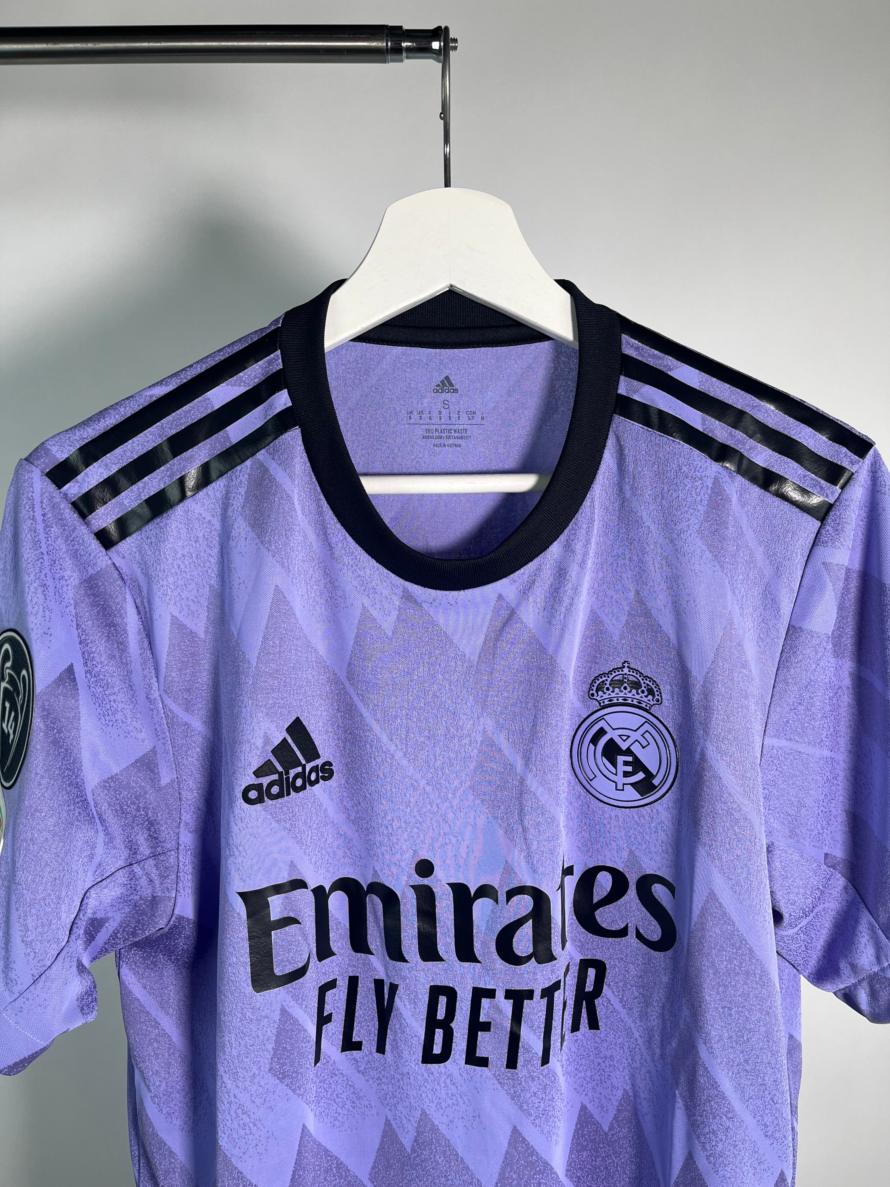 Jersey Real Madrid Visita 2022 2023 *Champions League* Versión Jugador (S)
