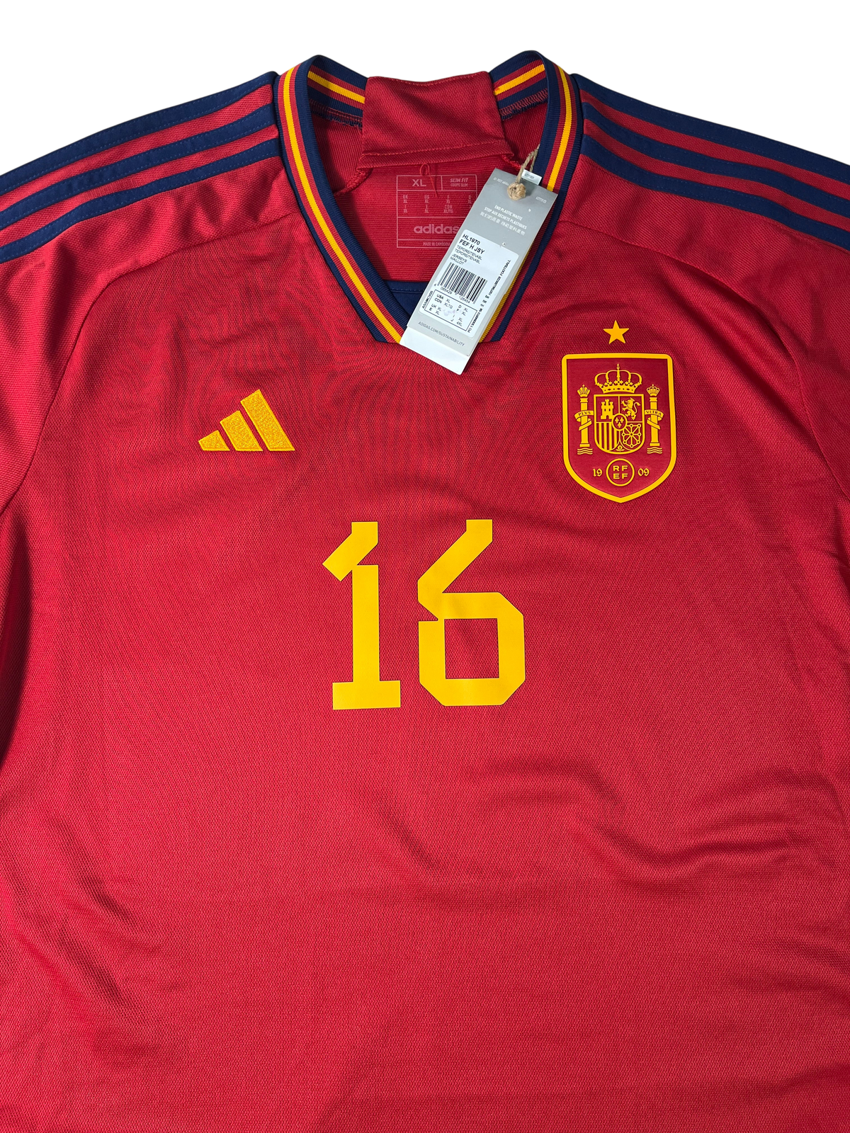 Jersey España Local 2022 2024 *C/Etiquetas* Rodri (XL)