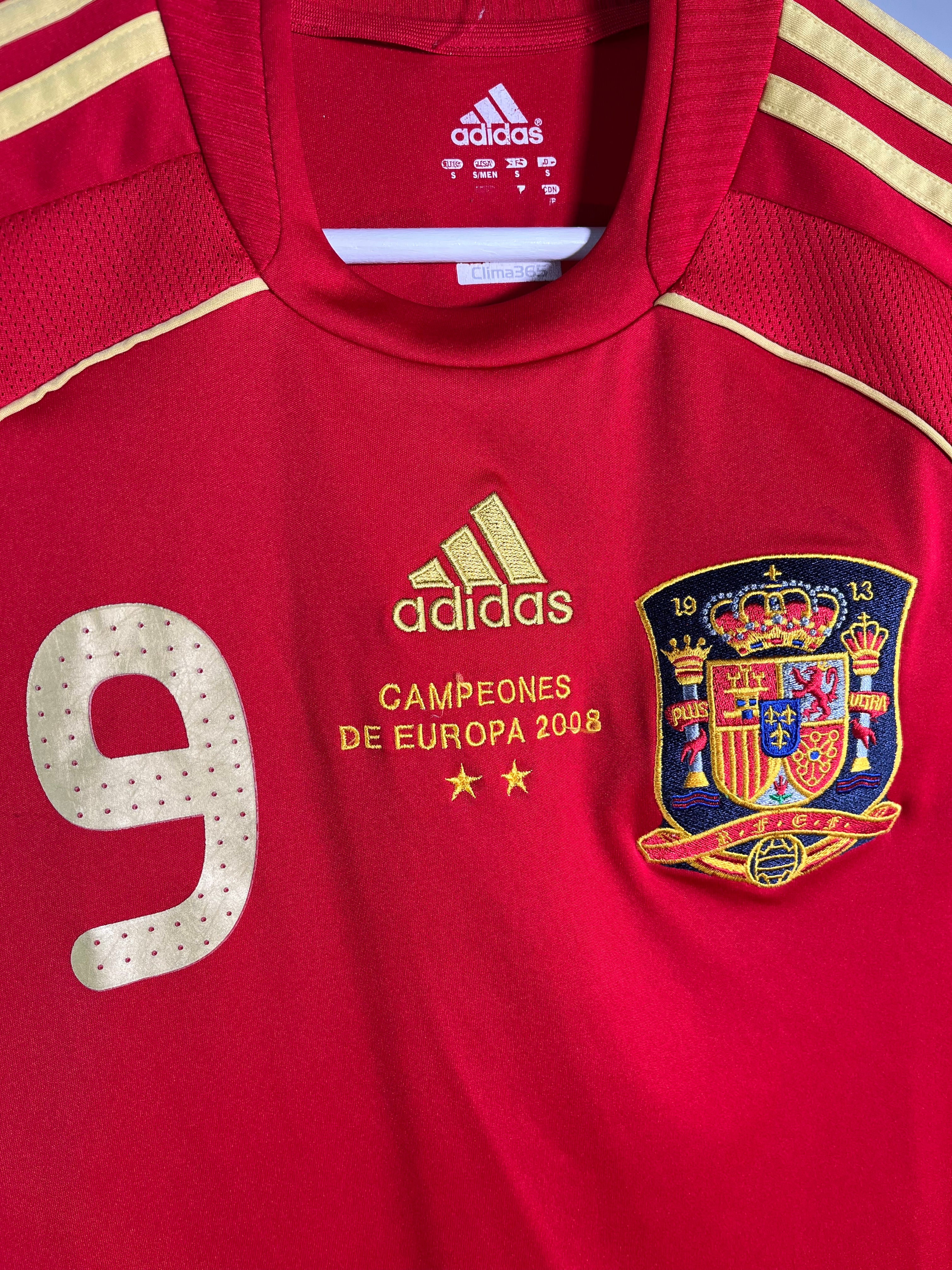 Jersey España Local 2008 2009 *Campeones de Europa* Fernando Torres (S)