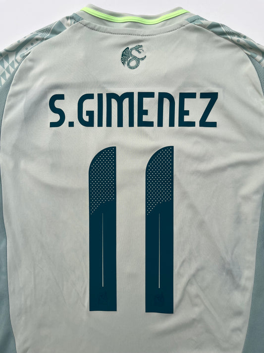 Jersey México Visita 2024 2025 Manga Larga Santiago Gimenez (M)