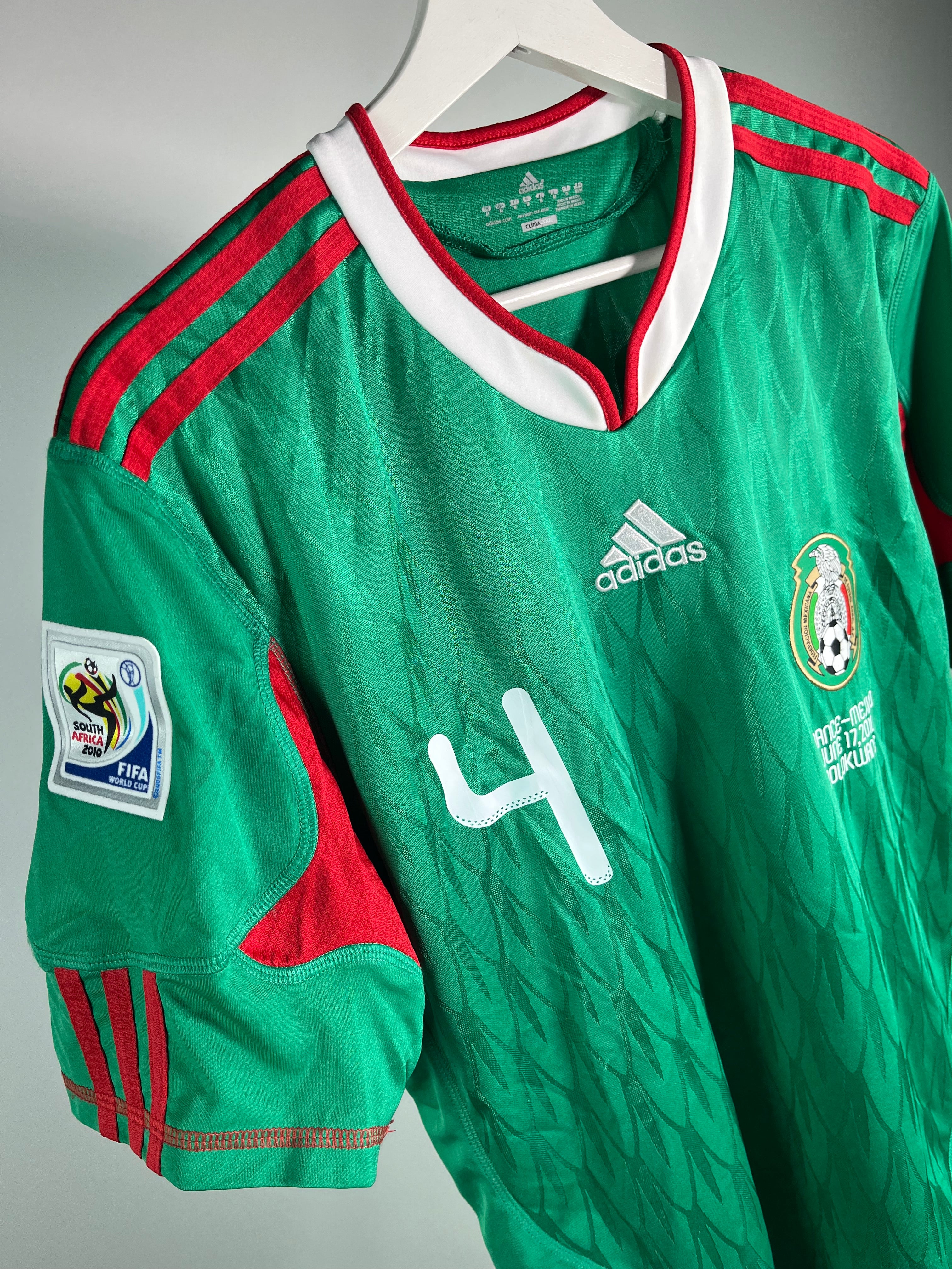 Jersey México Local 2010 2011 *Match Detail vs Francia* Rafael Márquez (M)