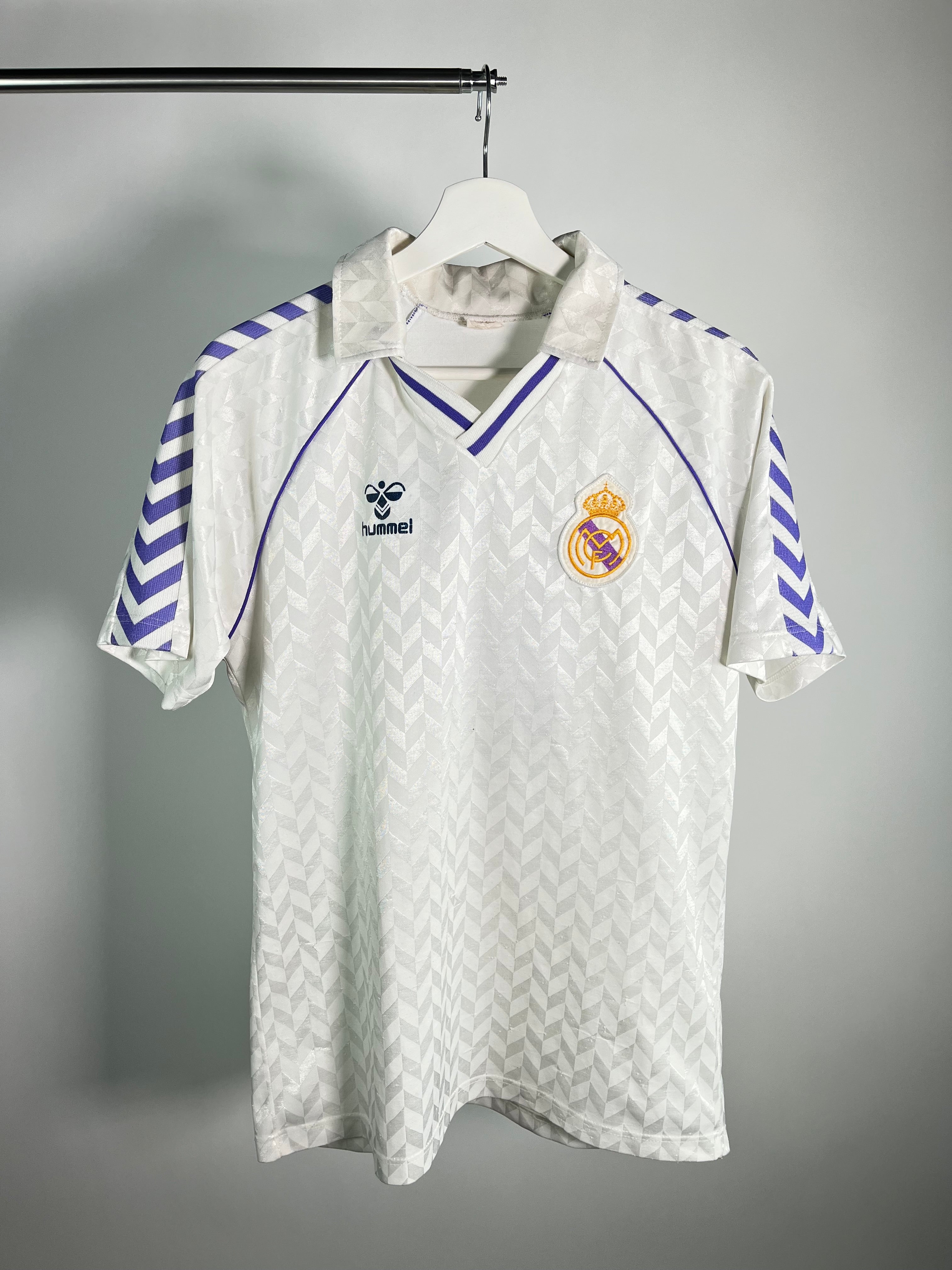 Jersey Real Madrid Local 1986 1987 Hugo Sánchez (S)