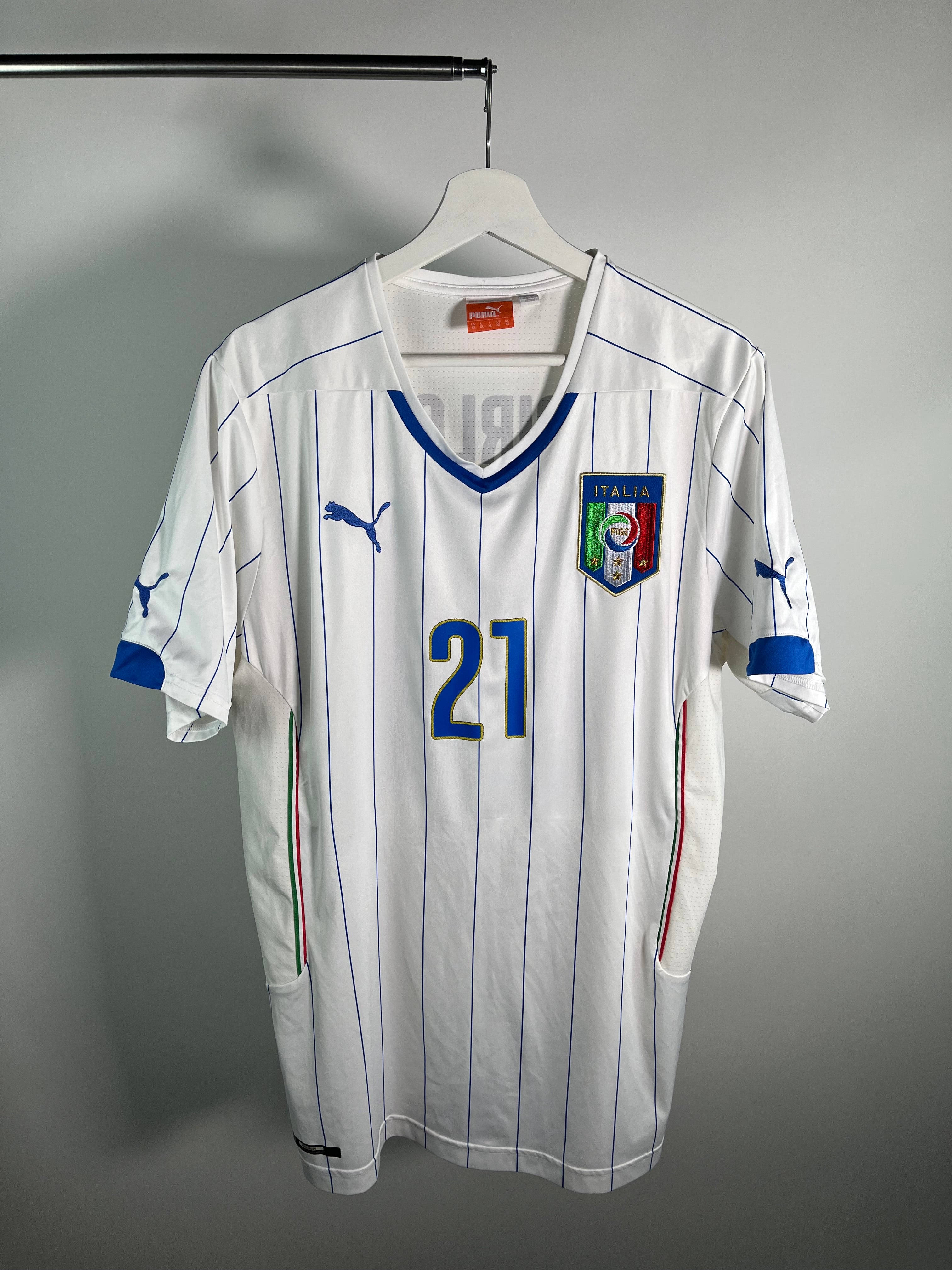 Jersey Italia Visita 2014 2016 Andrea Pirlo (XL)