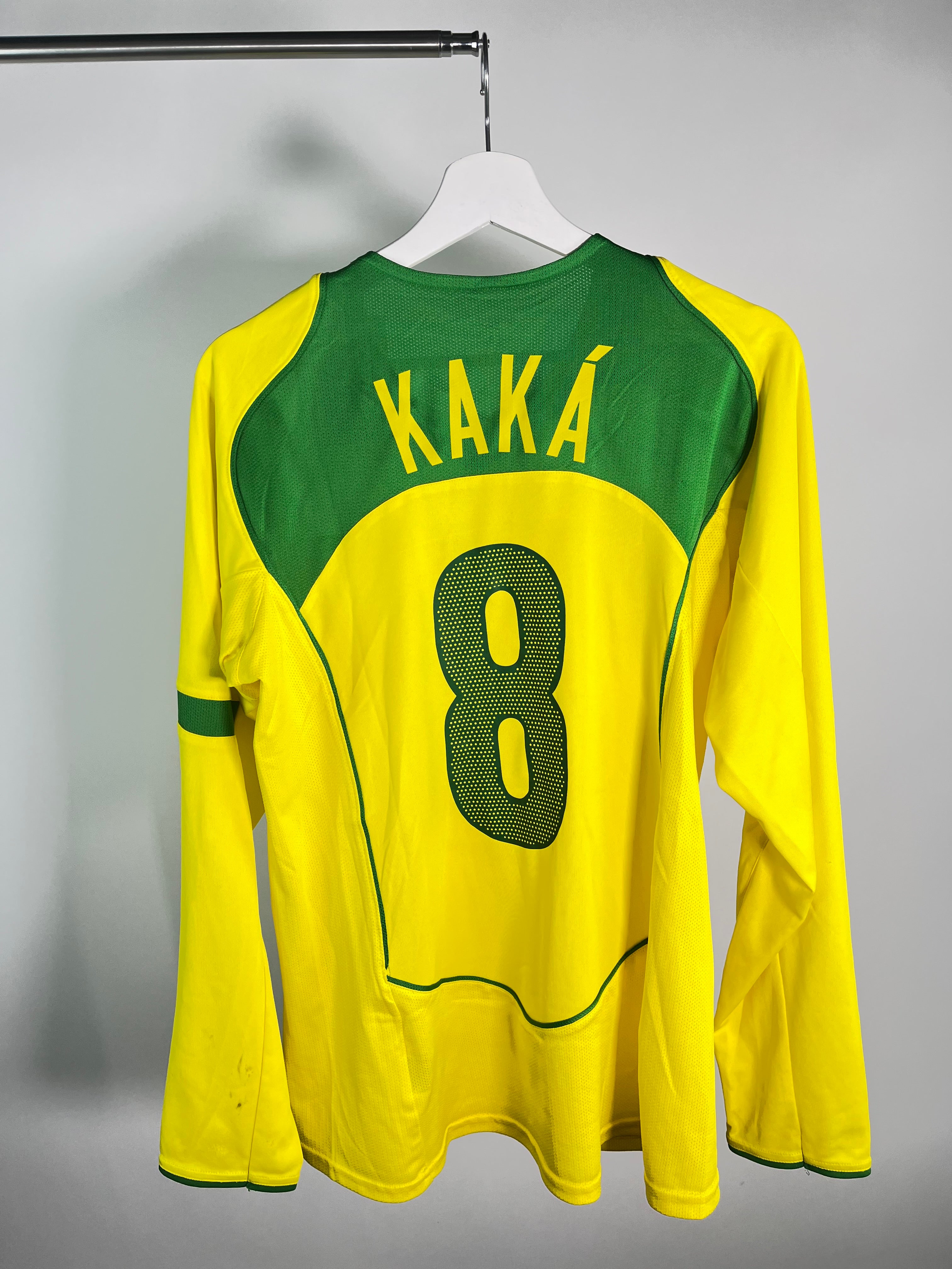 Jersey Brasil Local 2004 2006 Manga Larga Kaká (M)