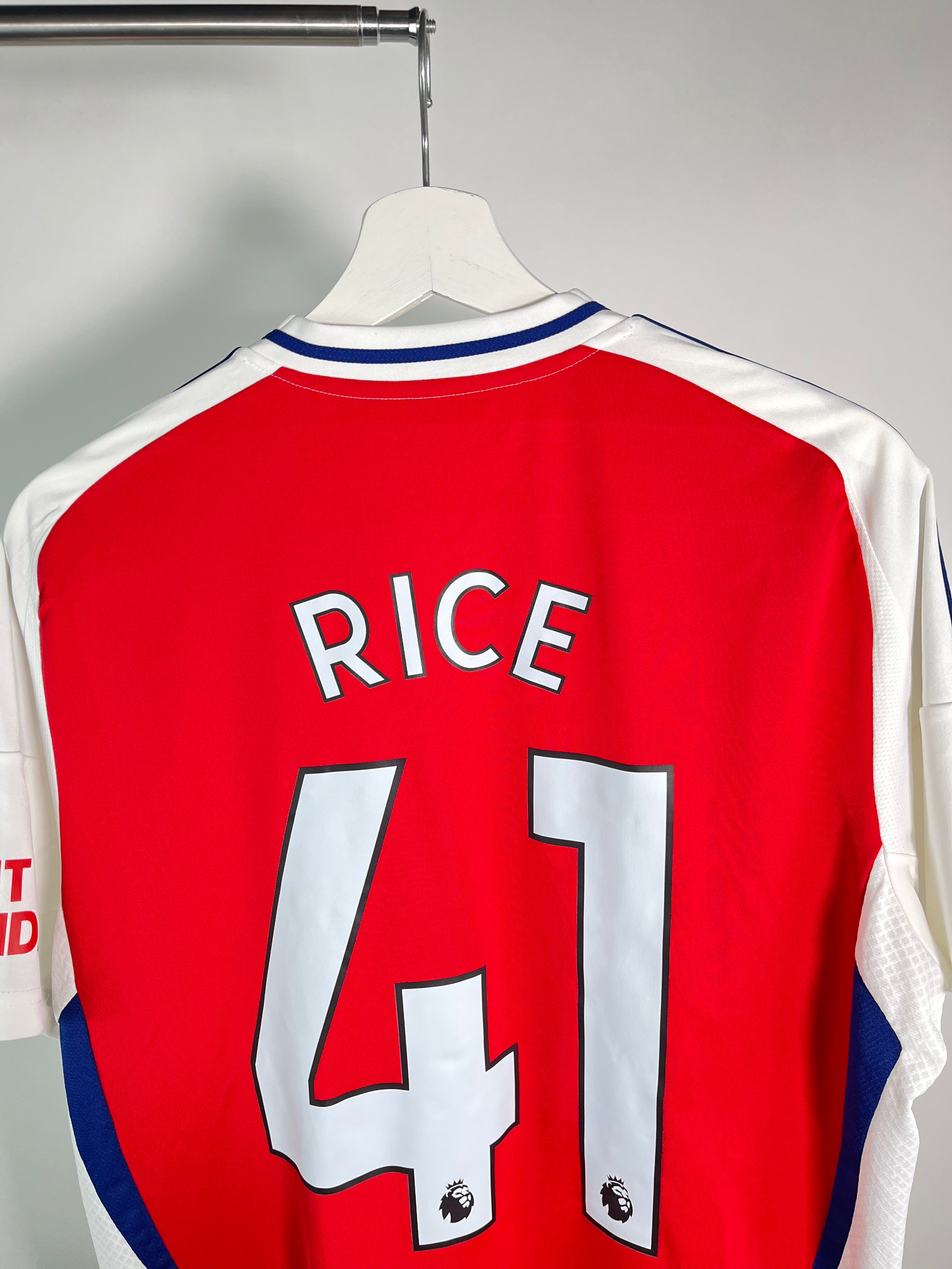 Jersey Arsenal local 2024 2025 Declan Rice (L)