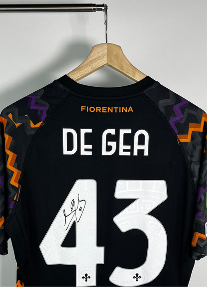 Jersey Fiorentina Portero 2024 2025 Versión Jugador Autografiado David De Gea*C/Etiquetas* (XXXL)