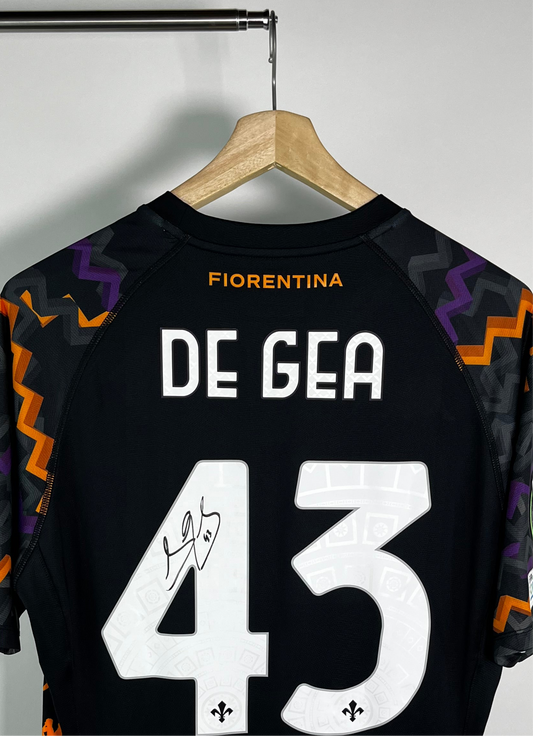 Jersey Fiorentina Portero 2024 2025 Versión Jugador Autografiado David De Gea*C/Etiquetas* (XXXL)