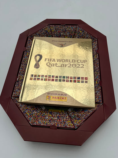 Álbum Mundial Qatar 2022 Pasta Dura Edición Especial Estadio