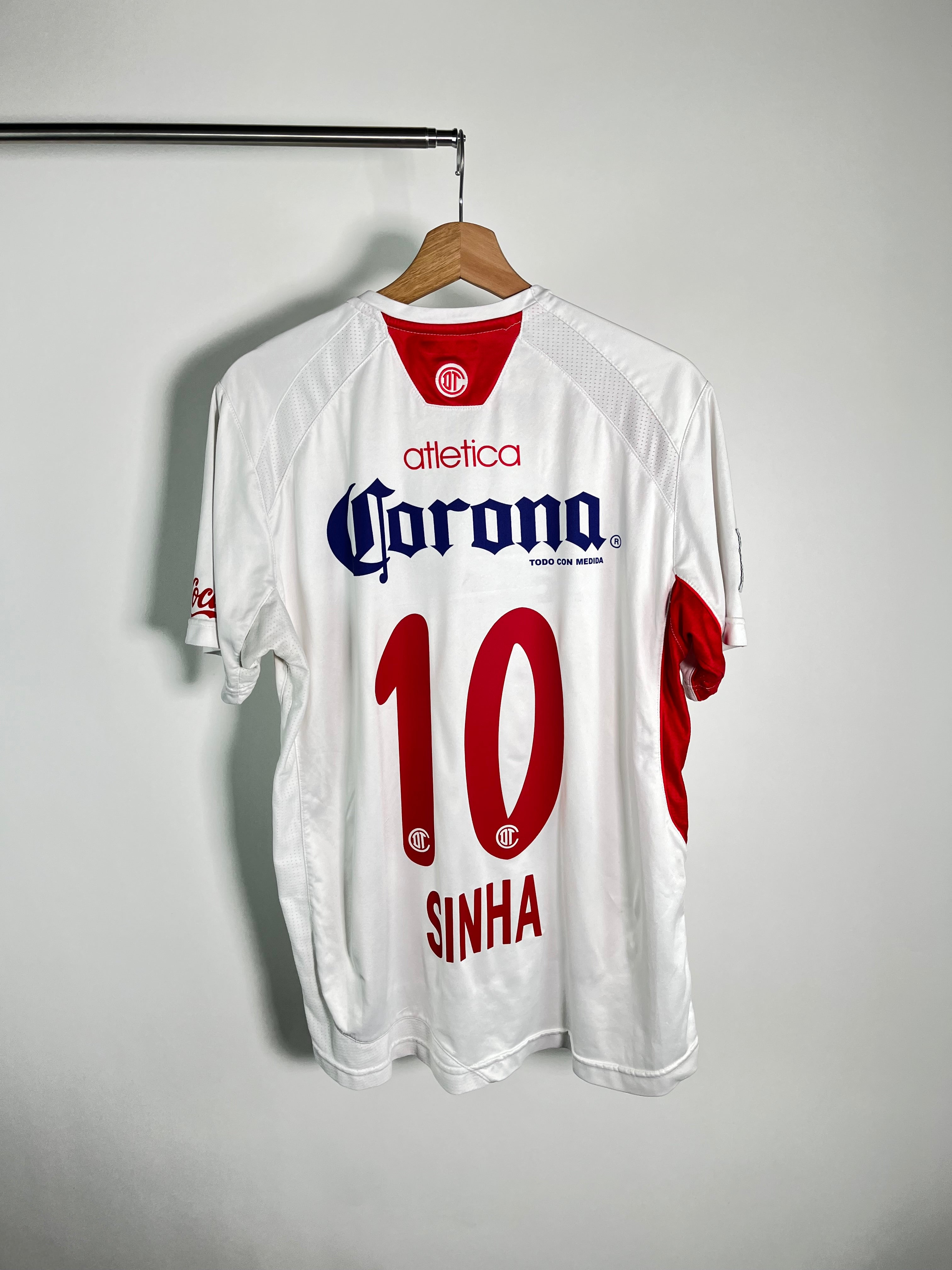 Jersey Toluca Visita 2009 2010 Sinha (L)