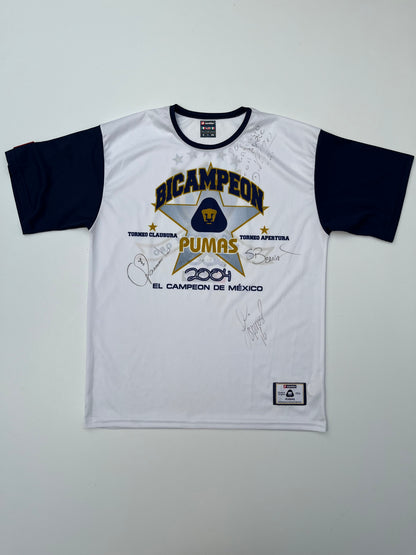 Jersey Pumas Especial Campeones 2004 Autografiado (L)