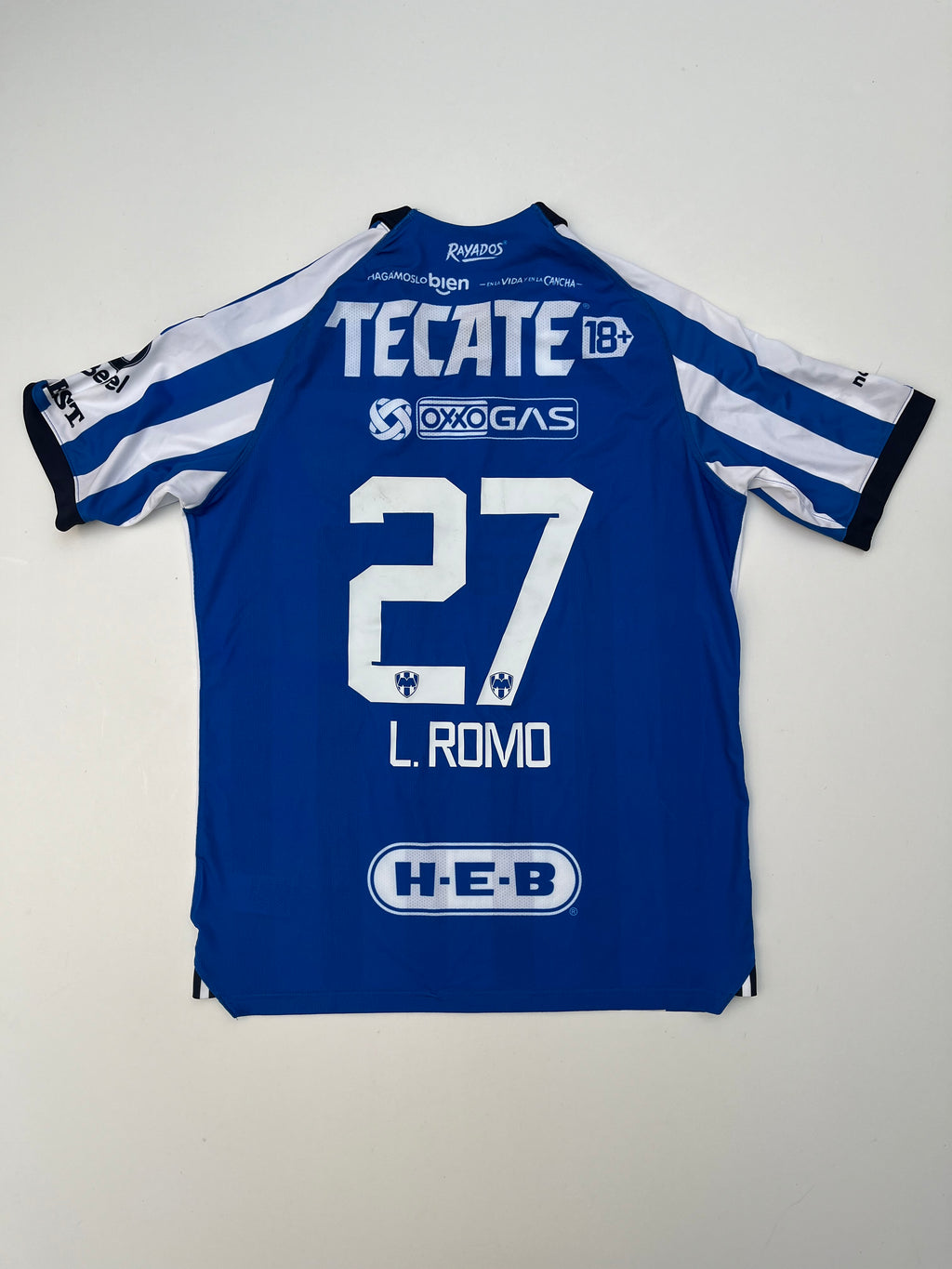 Jersey Rayados Monterrey Local 2023 2024 Match Worn Luis Romo (L)