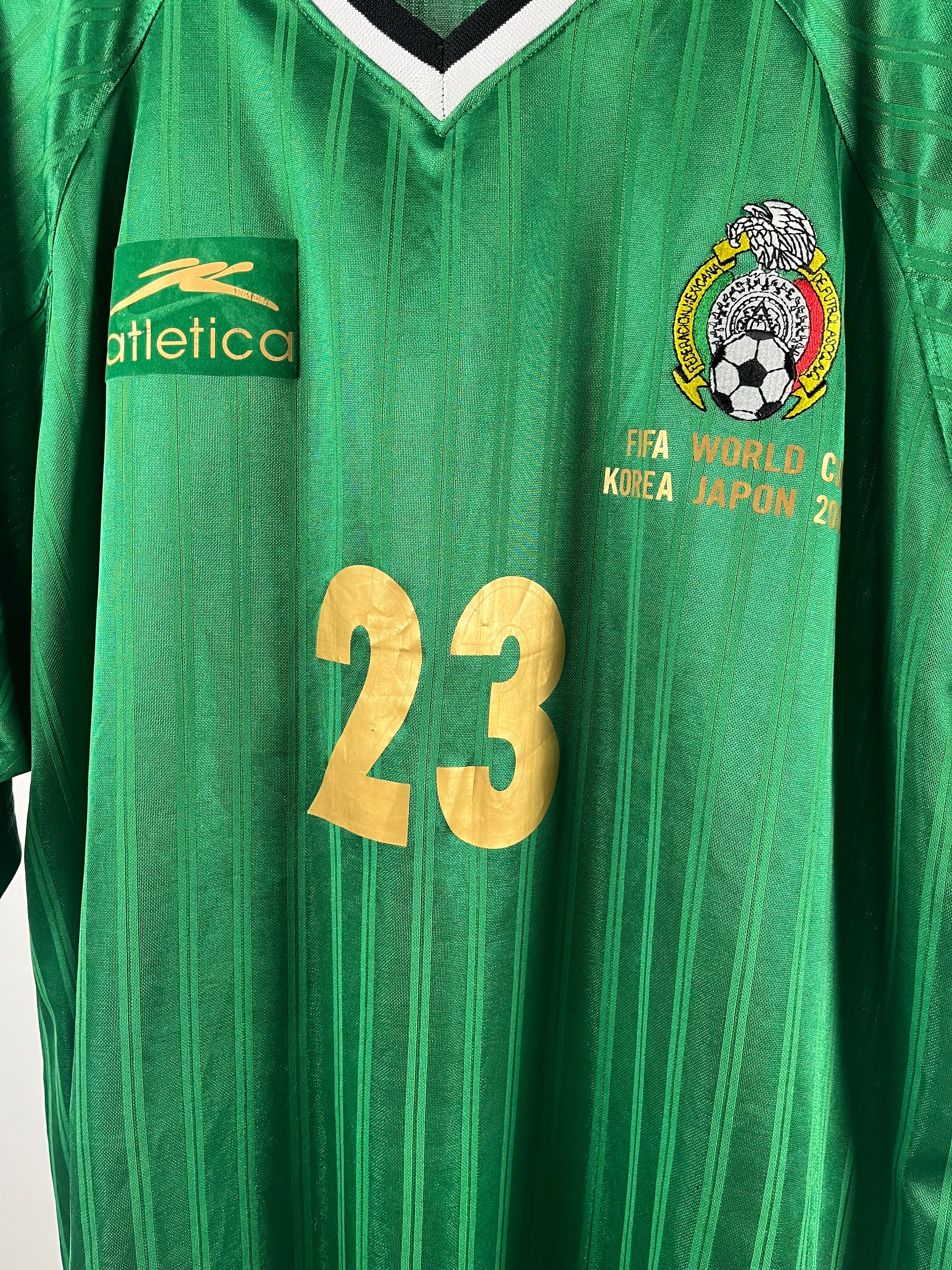 Jersey Portero México 2002 Utilería Preparado Para Jorge Campos *Corea-Japón* (XL)