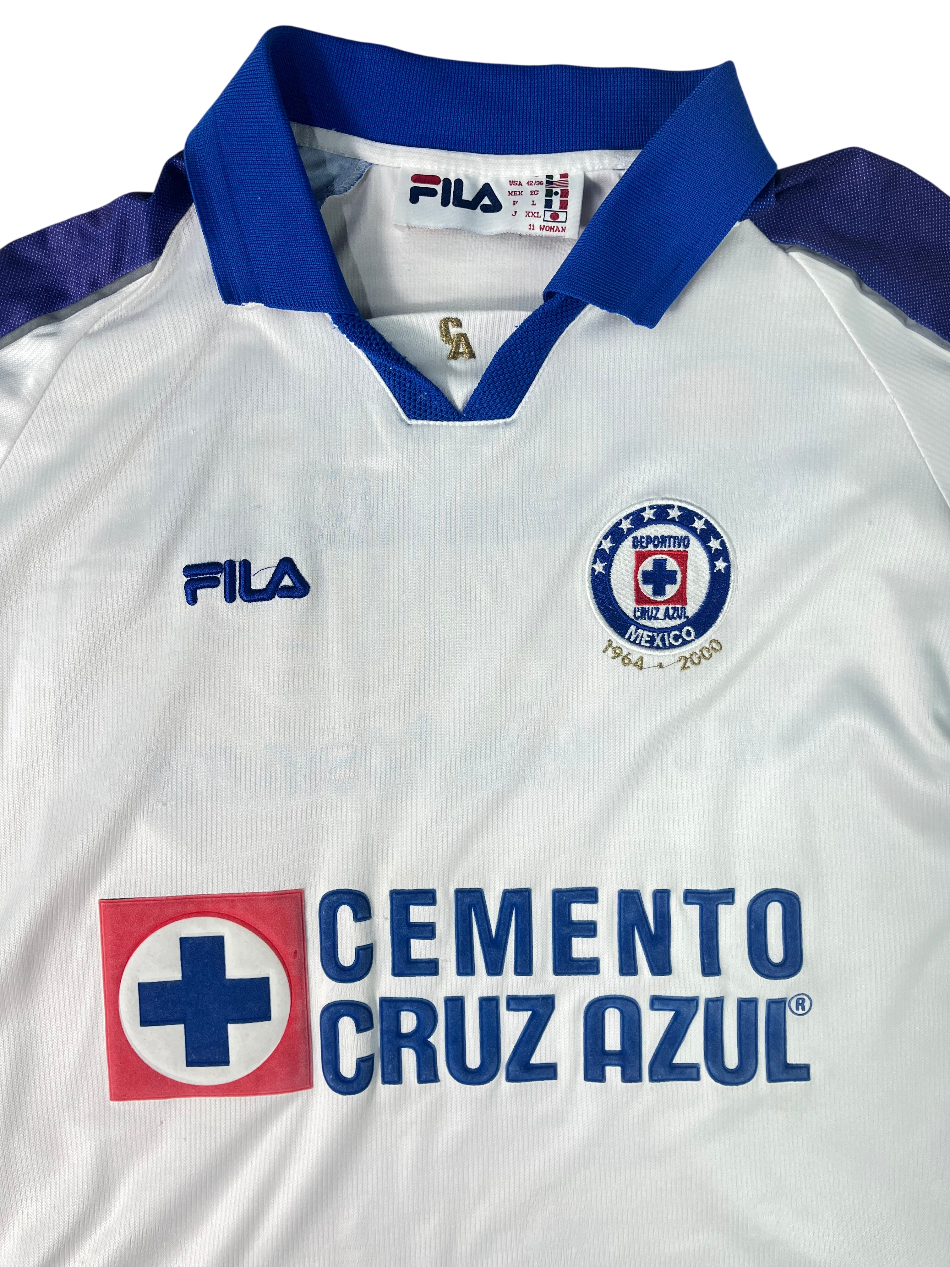 Jersey Cruz Azul Visita 2000 2001 (XL)