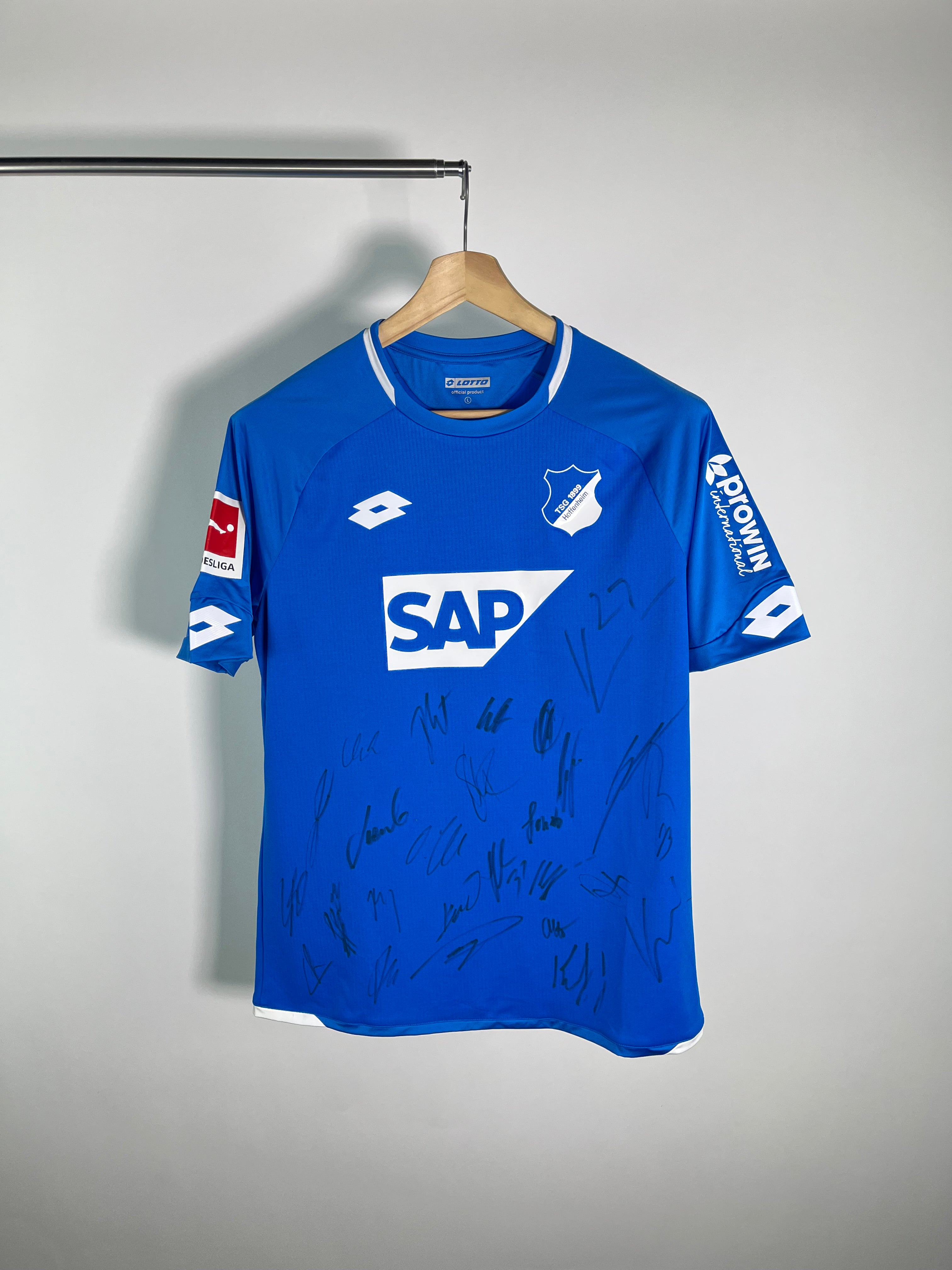 Jersey Hoffenheim Local 2018 2019 Autografiado Por la Plantilla (L)