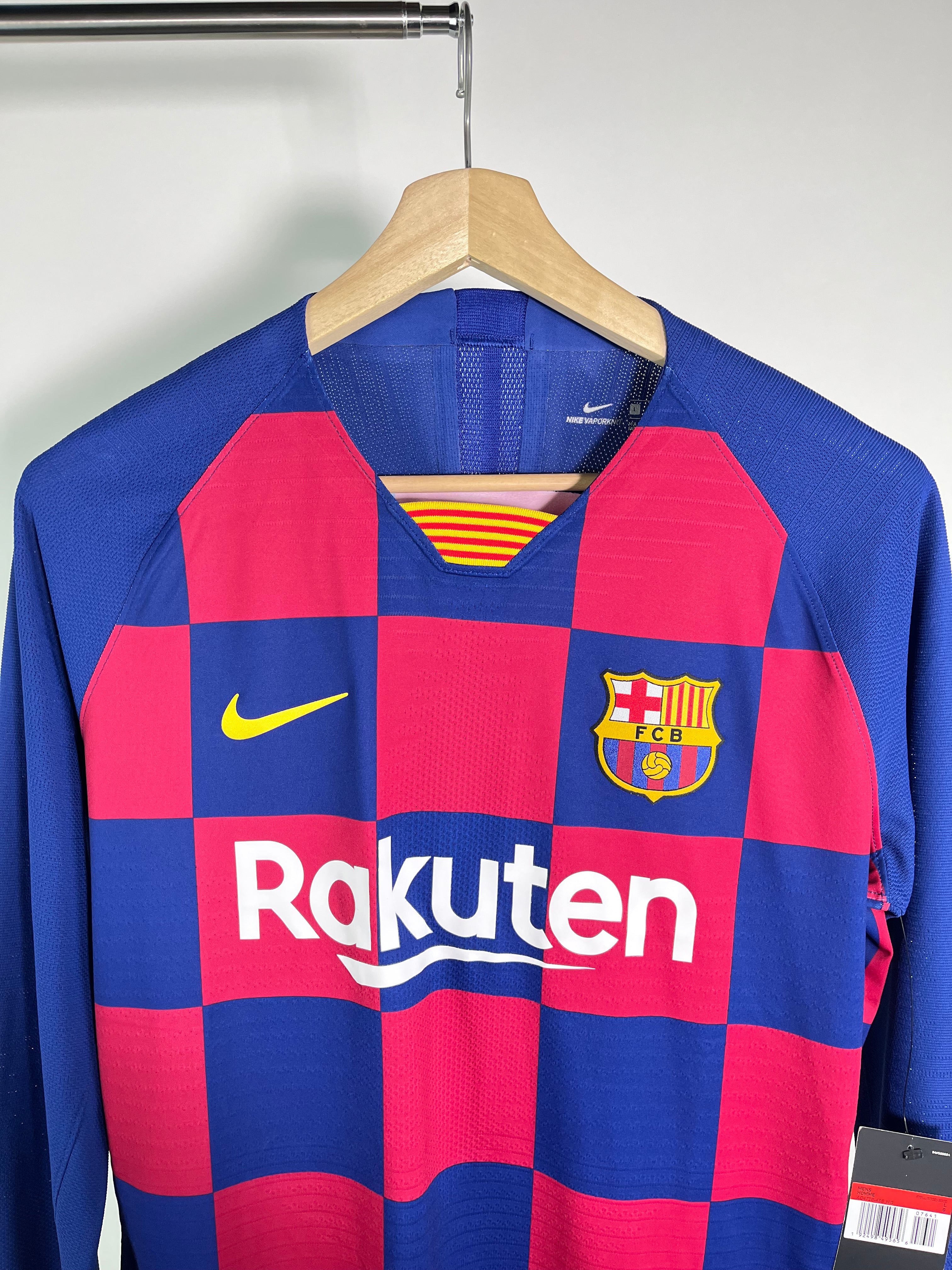 Jersey Barcelona Local 2019 2020 Utilería Manga Larga *C/Etiquetas* (L)