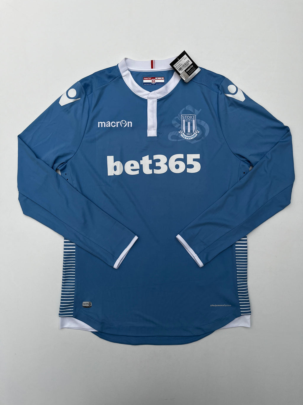 Jersey Stoke City Visita 2016 2017 *C/ Etiquetas* Versión Jugador (XL)