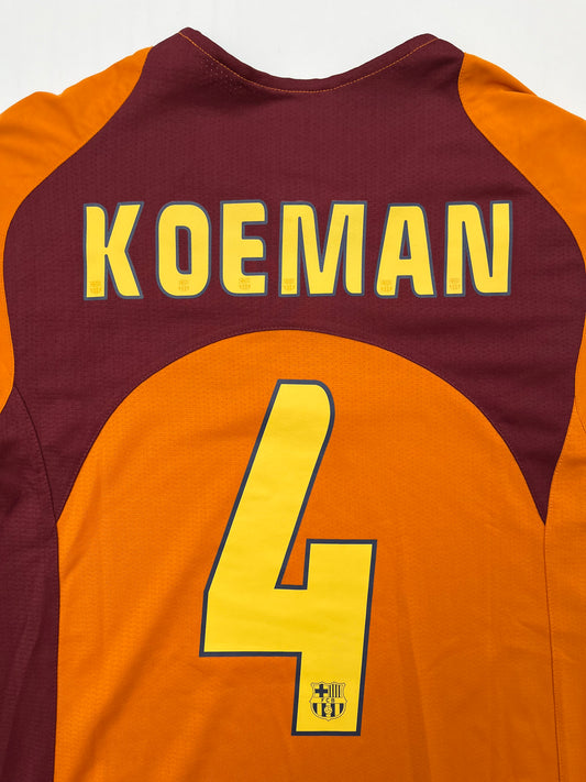 Jersey Barcelona  Entrenamiento  2004 2005 Ronald Koeman (M)