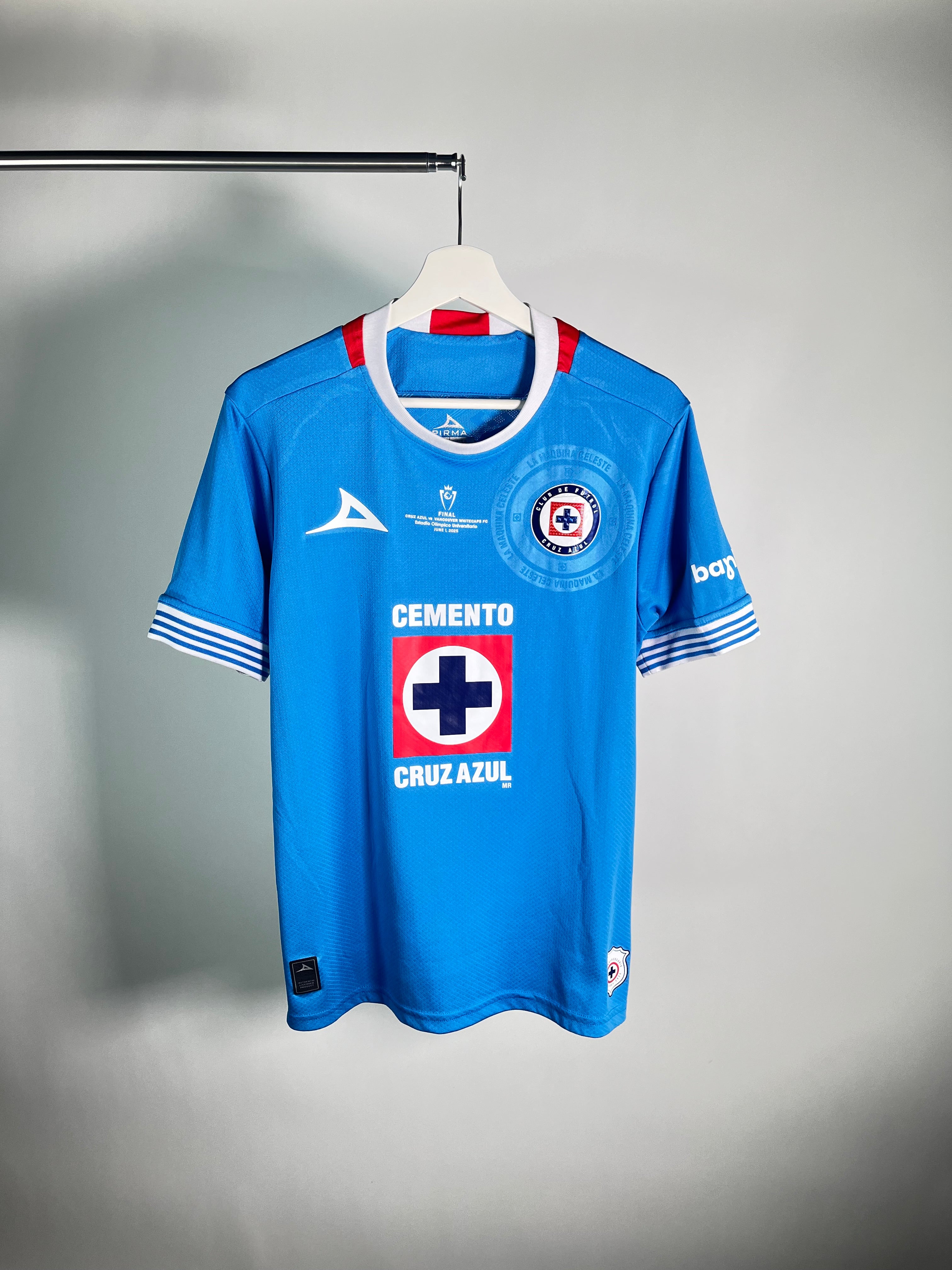 Jersey Cruz Azul Local 2024 2025 *Match Detail vs Vancouver Whitecaps* Ángel Sepúlveda (S)