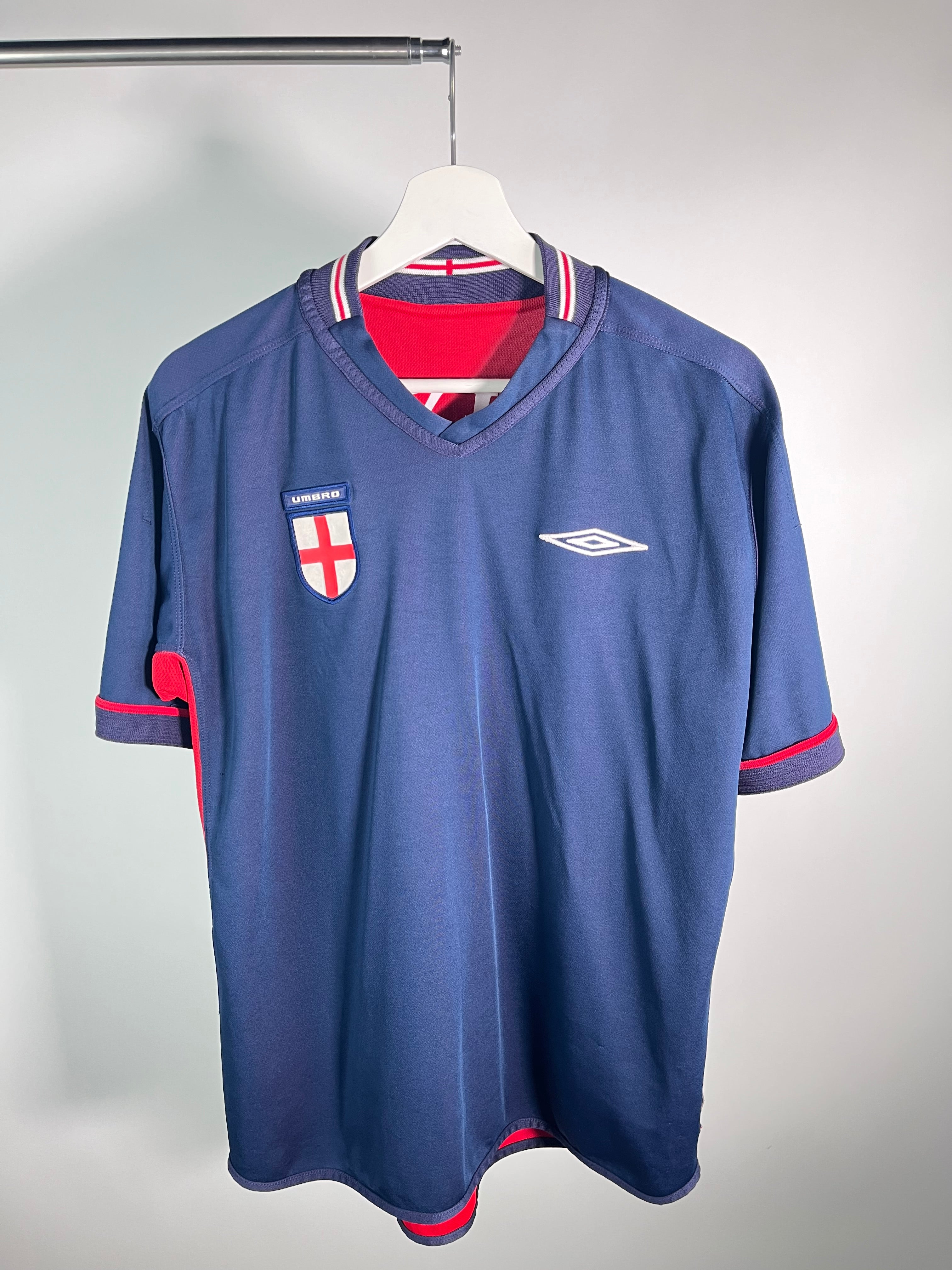 Jersey Inglaterra Visita 2004 2006 *Doble Vista* David Beckham (L)