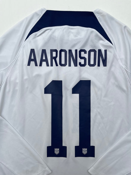 Jersey Estados Unidos Local 2022 2023 Manga Larga Brenden Aaronson (M)