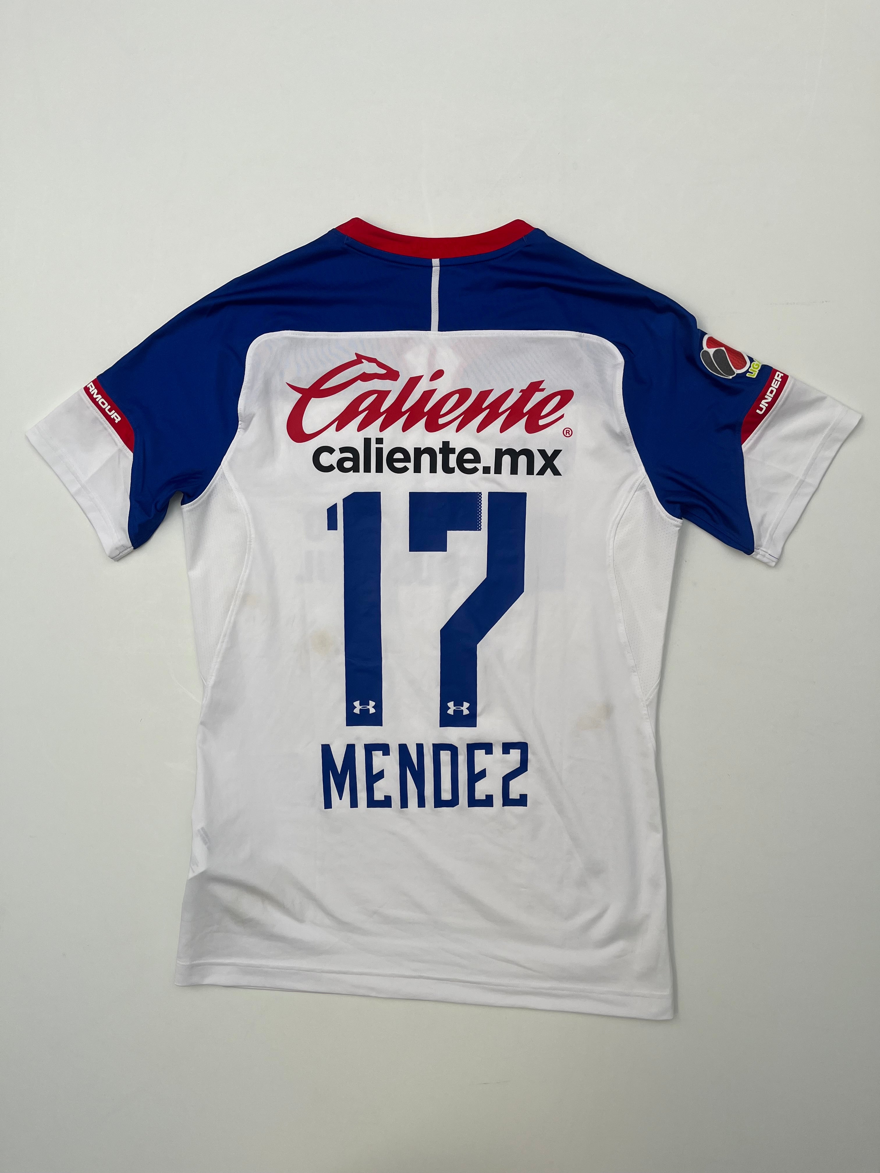 Jersey Cruz Azul Visita 2018 2019 Match Worn Edgar Méndez (M)