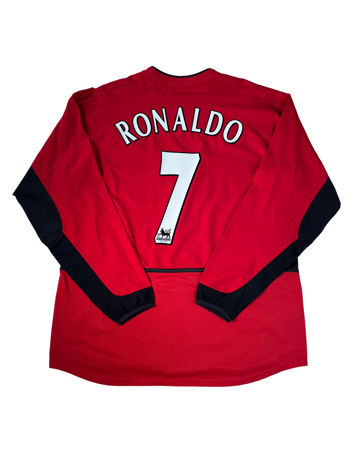 Jersey Manchester United Local 2003 2004 Manga Larga Cristiano Ronaldo (XL)