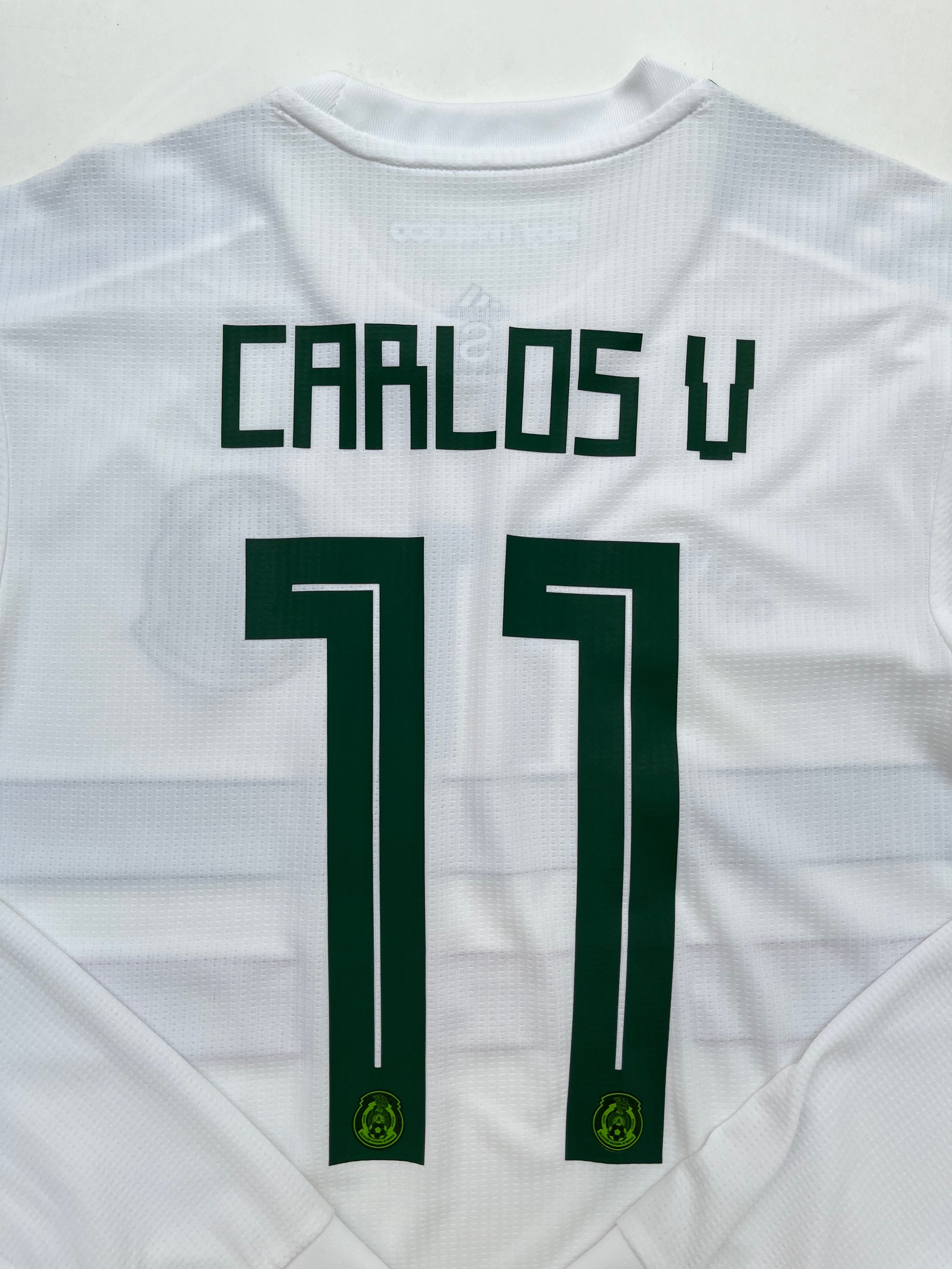 Jersey México Visita 2018 2020 Versión Jugador Carlos Vela (S)