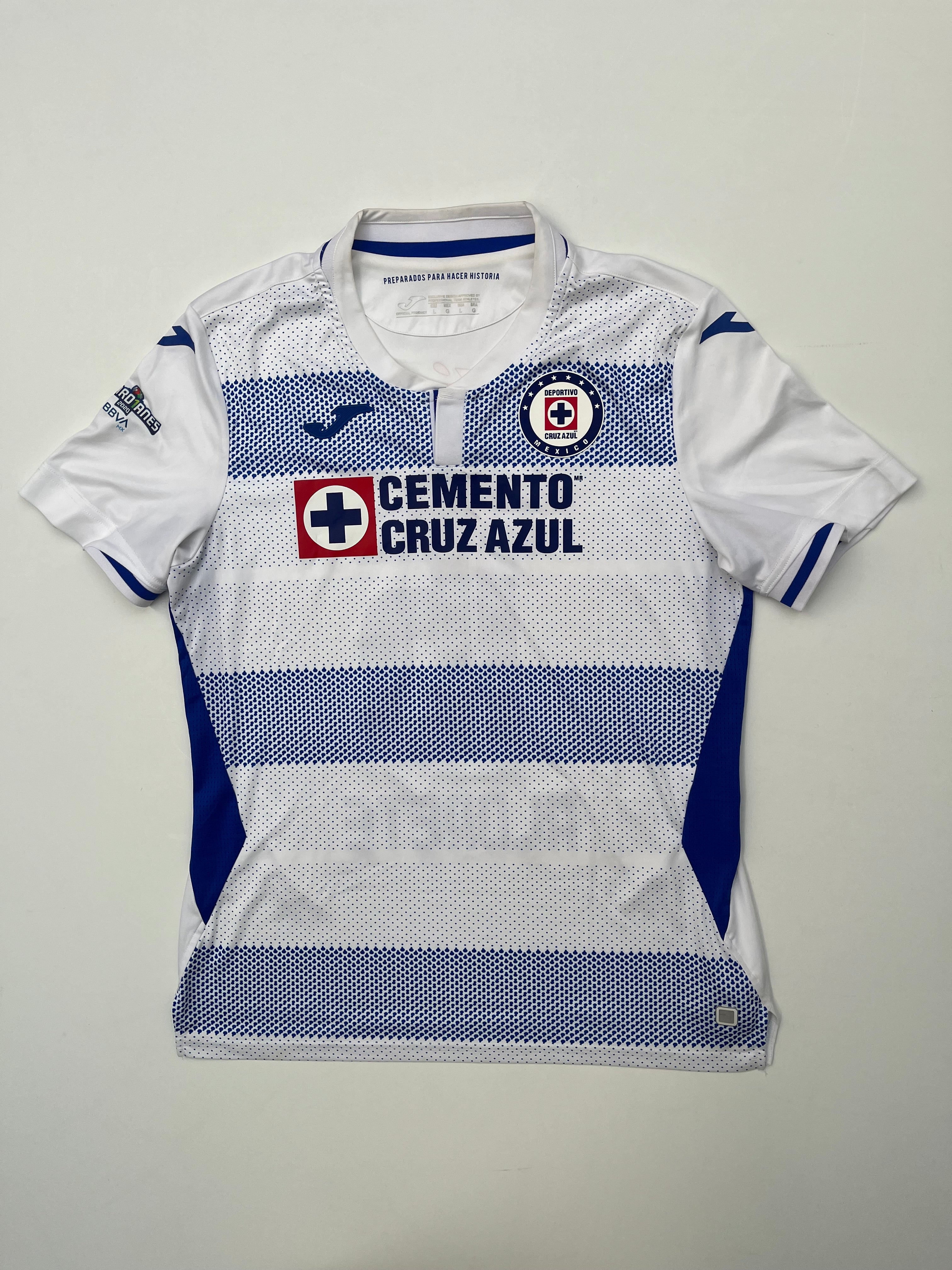 Jersey Cruz Azul Visita 2020 2021 Match Worn Adrián Aldrete (L)