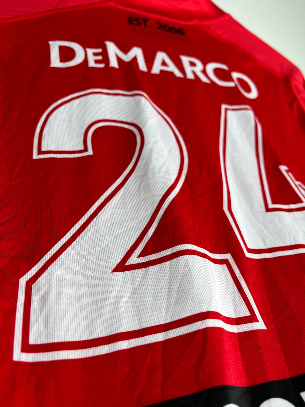 Jersey Metro United Local 2021 2022 Manga Larga Utilería De Marco (S)