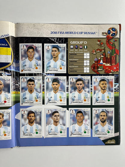 Álbum Panini Mundial Rusia 2018 Pasta Dura (Completo)