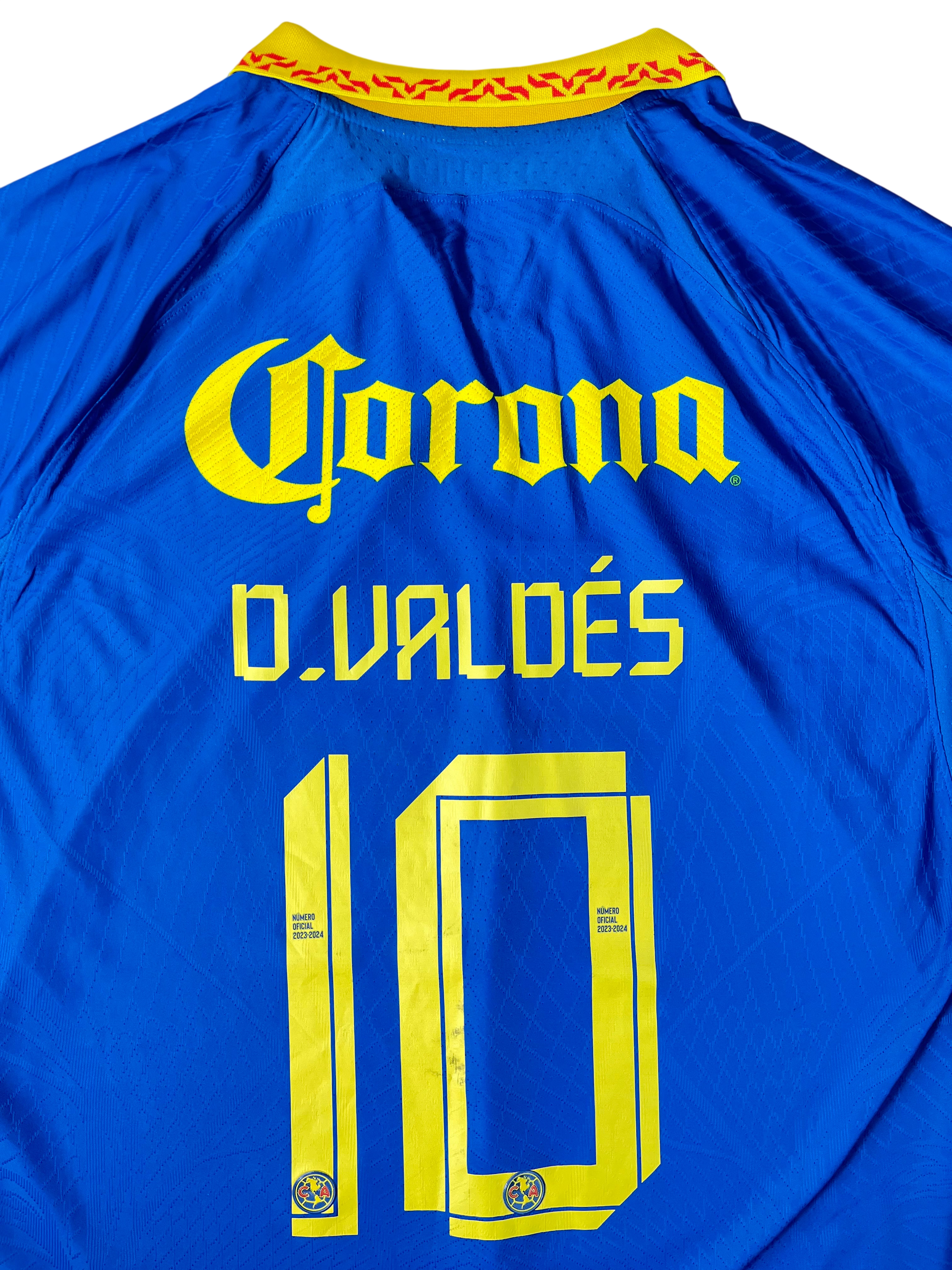 Jersey Club América Visita 2023 2024 Versión Jugador Diego Valdés (XL)