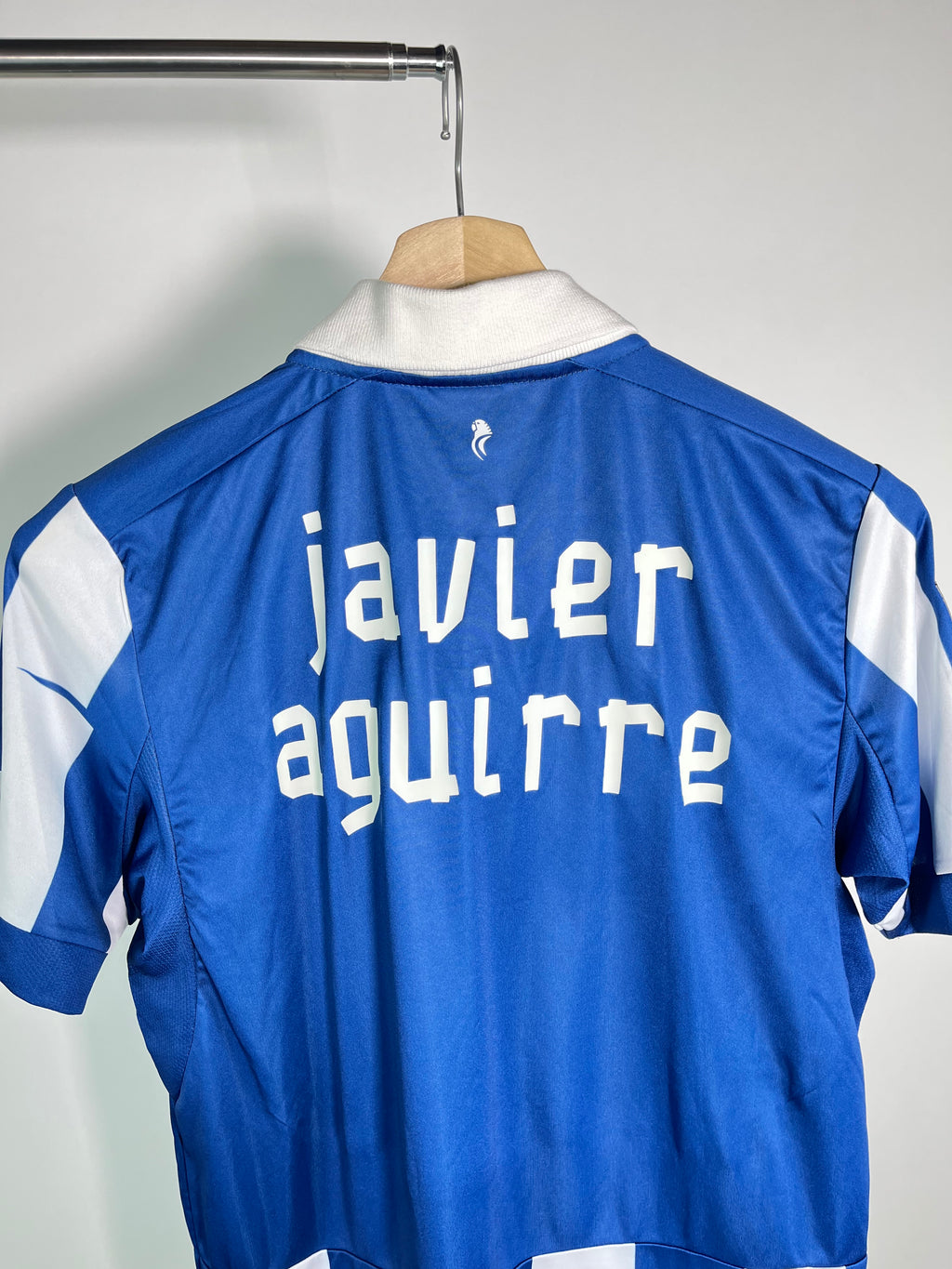 Jersey Espanyol de Barcelona Local 2012 2013 Autografiado Javier Aguirre (M)