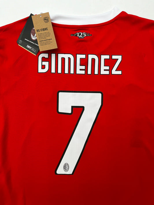 Jersey AC Milan Local 2024 2025 *C/Etiquetas* Santiago Giménez (XL)