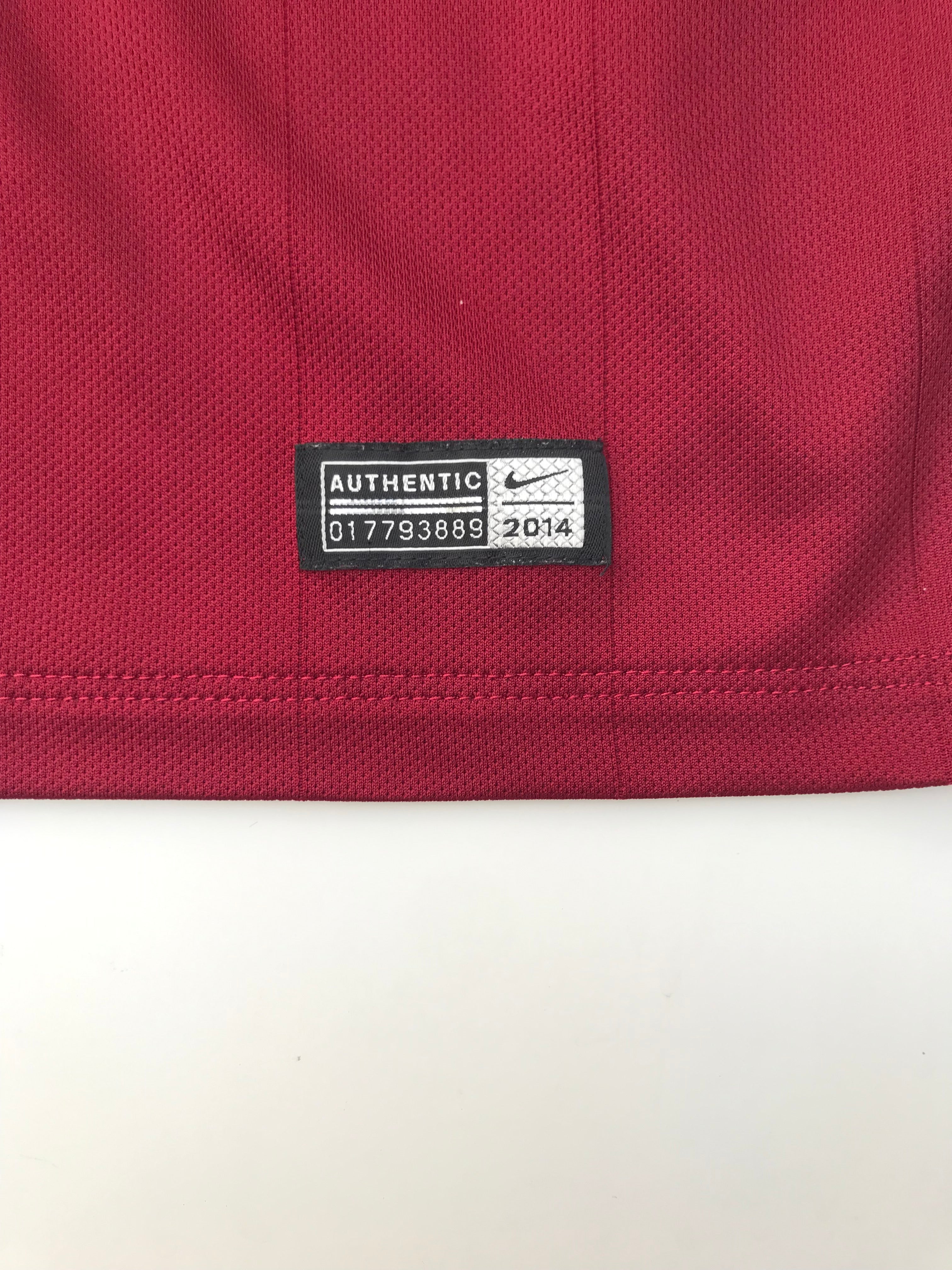 Roma Home Jersey 2014 2015 Francesco Totti (S)