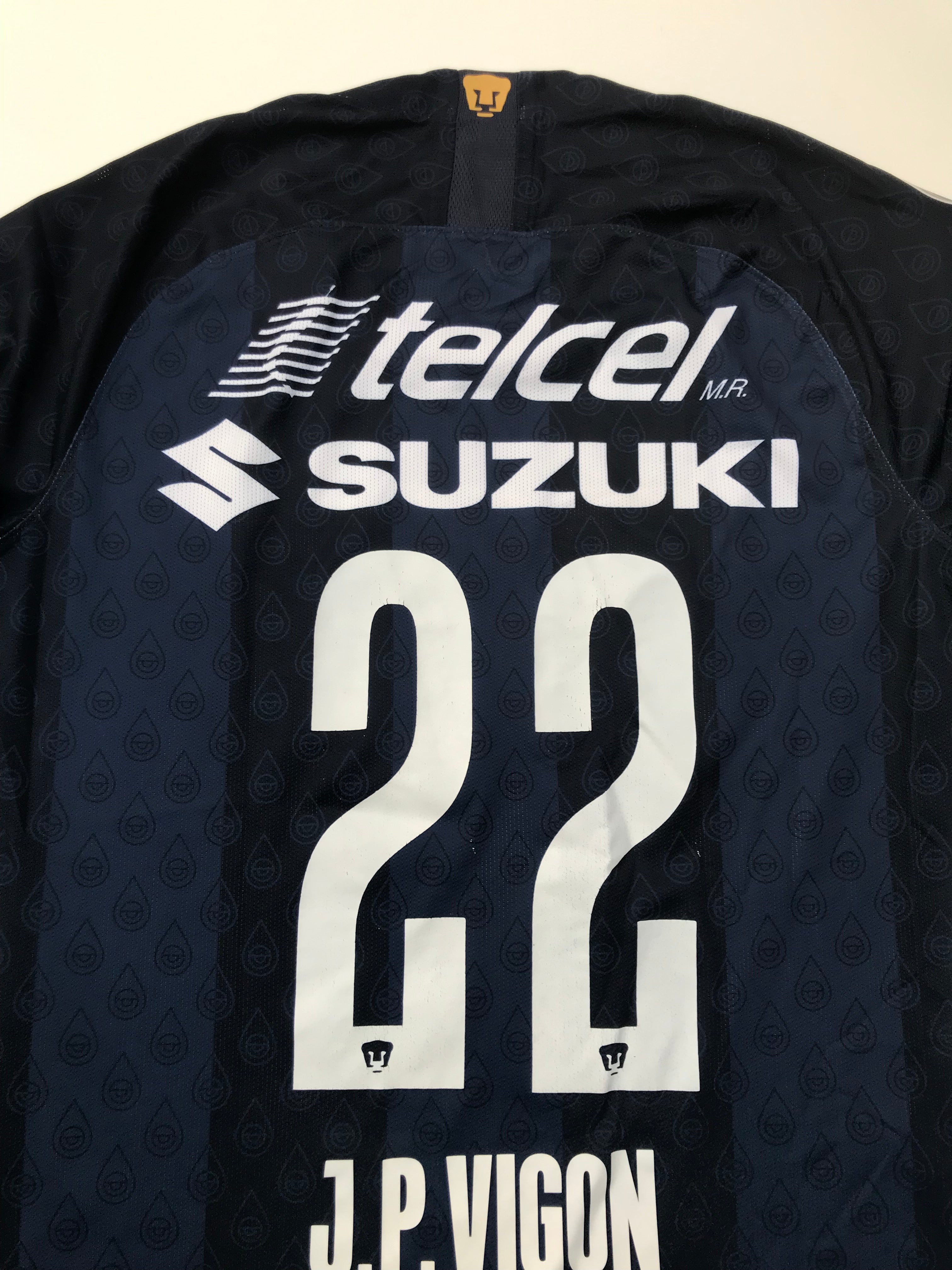 Jersey Pumas Visita 2019 2020 Juan Pablo Vigón Match Worn (M)