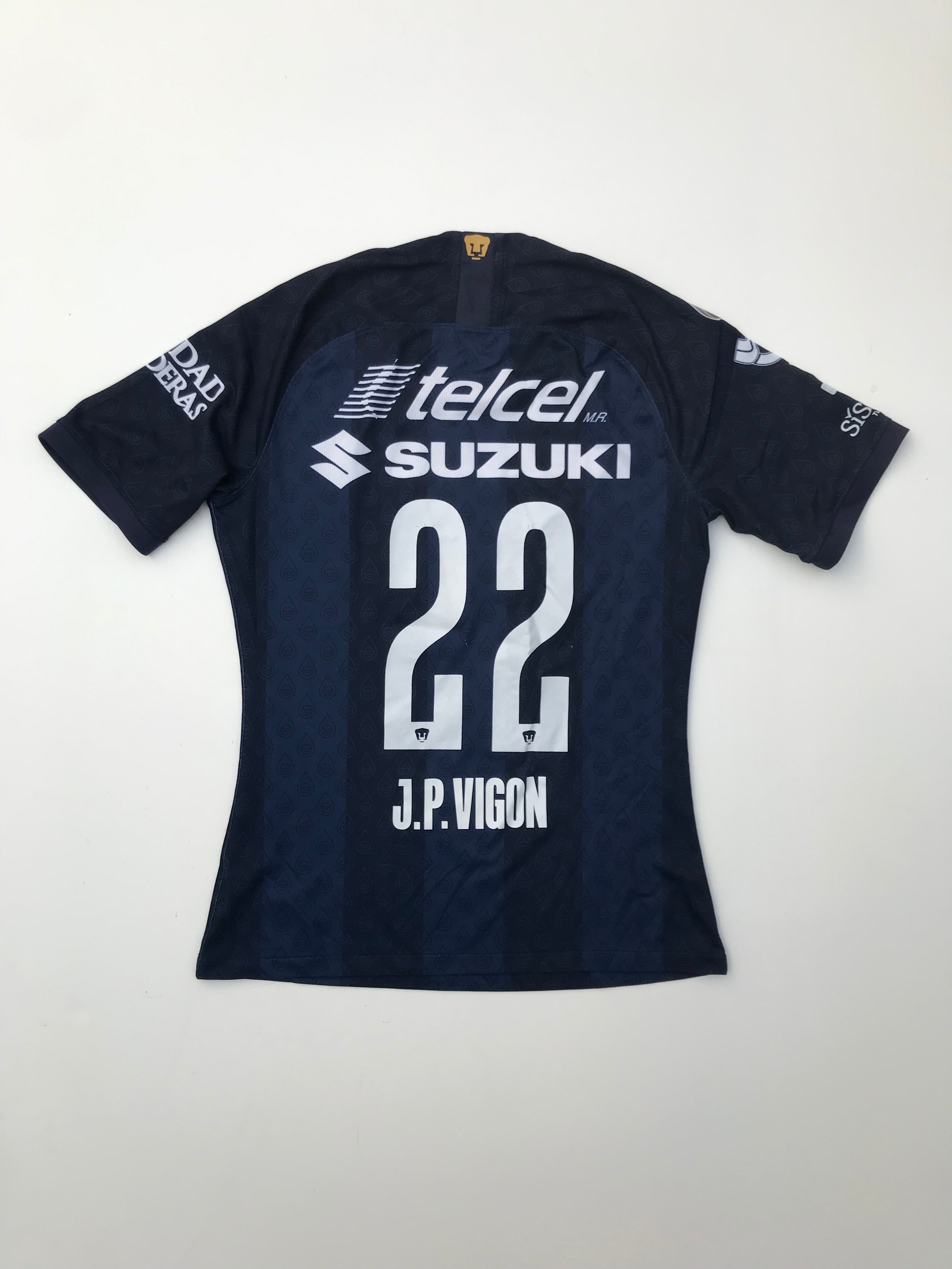 Jersey Pumas Visita 2019 2020 Juan Pablo Vigón Match Worn (M)